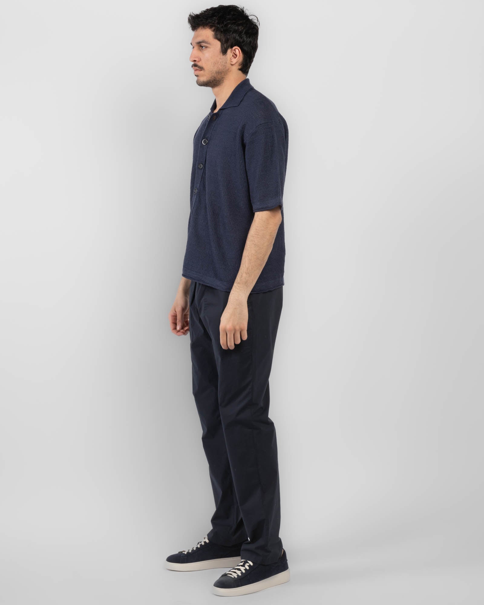 Chemise courte en tricot