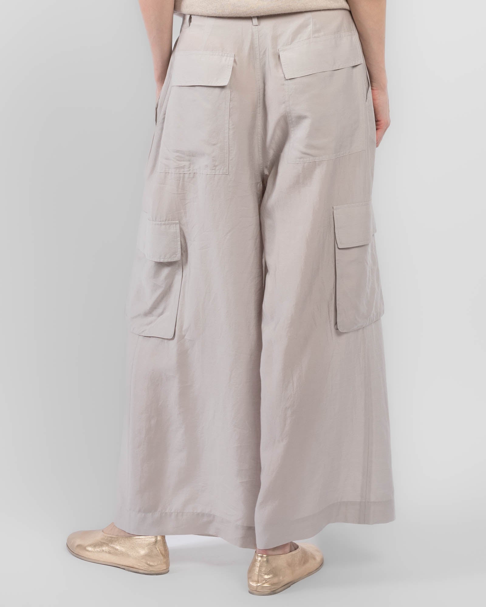 Voile Triple Pleat Pants