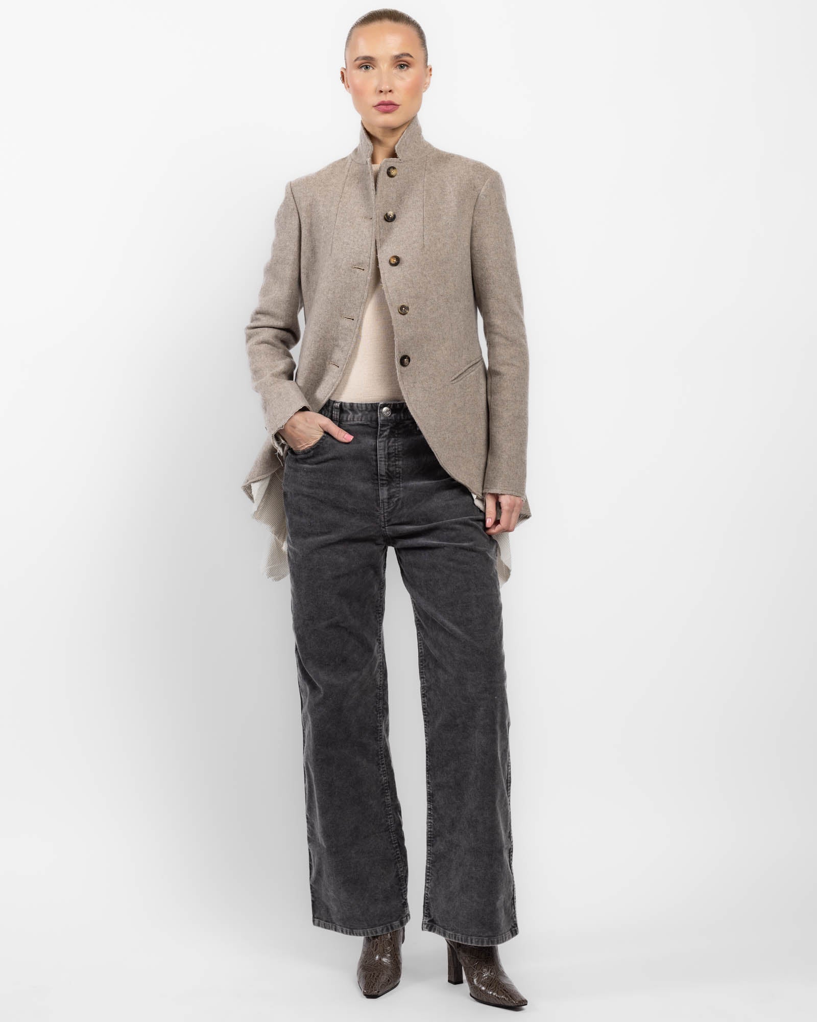 Victorian Raw-Edge Coat