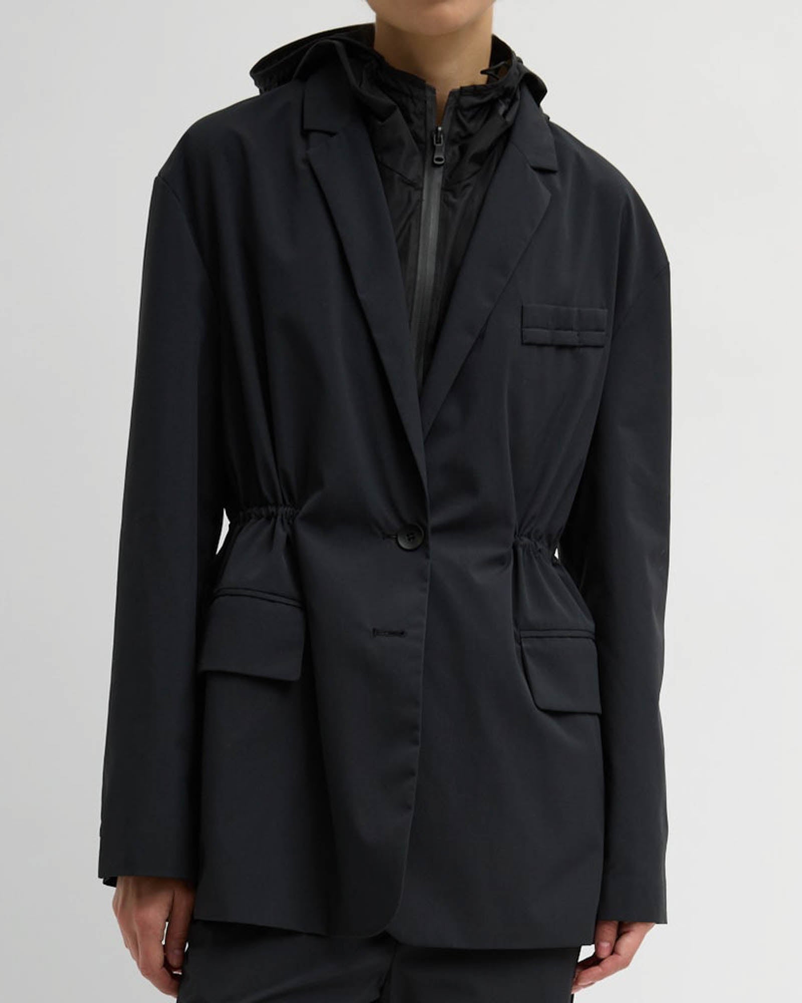 Anorak Blazer With Zip Vest