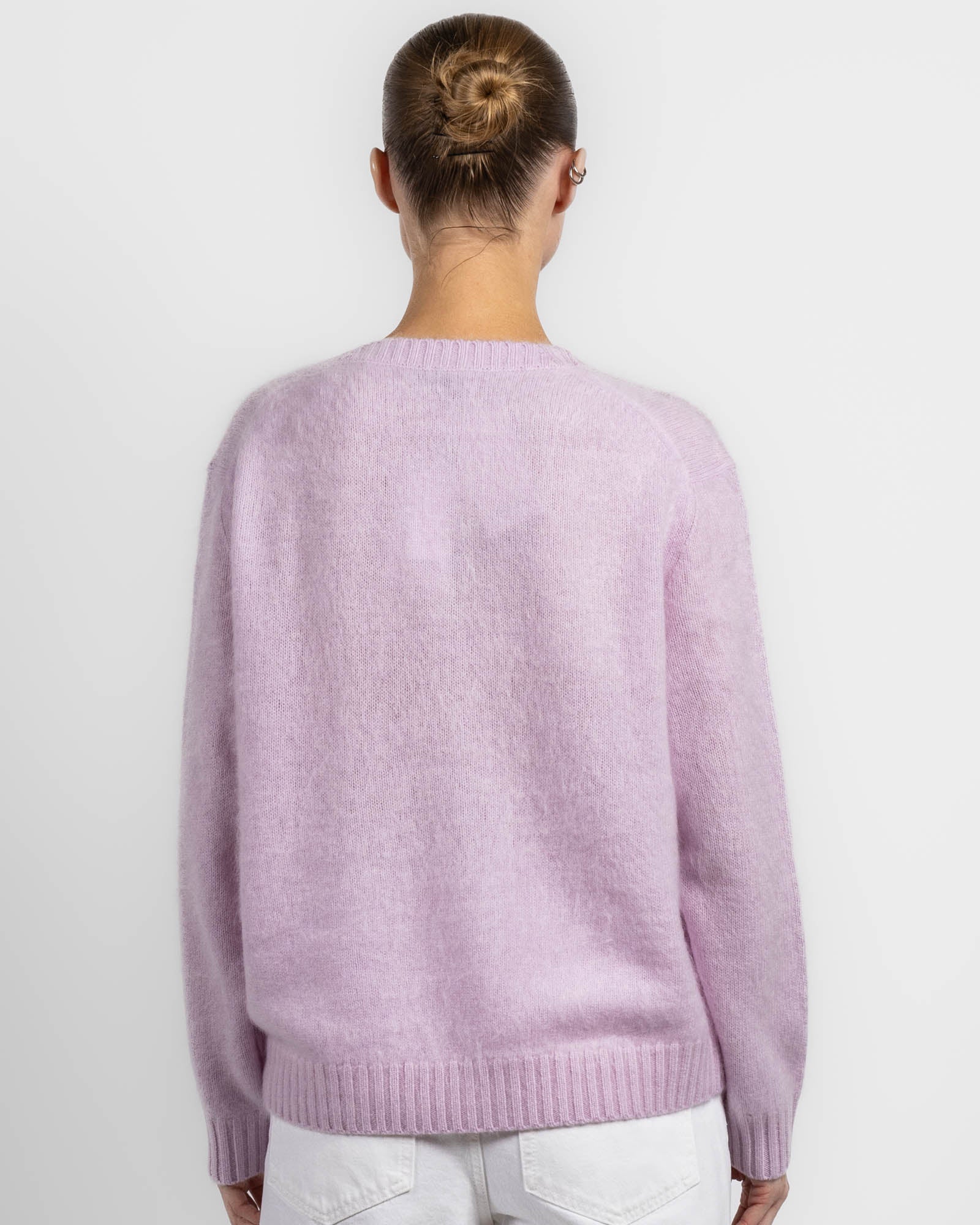 Pull moelleux à imprimé déclaration