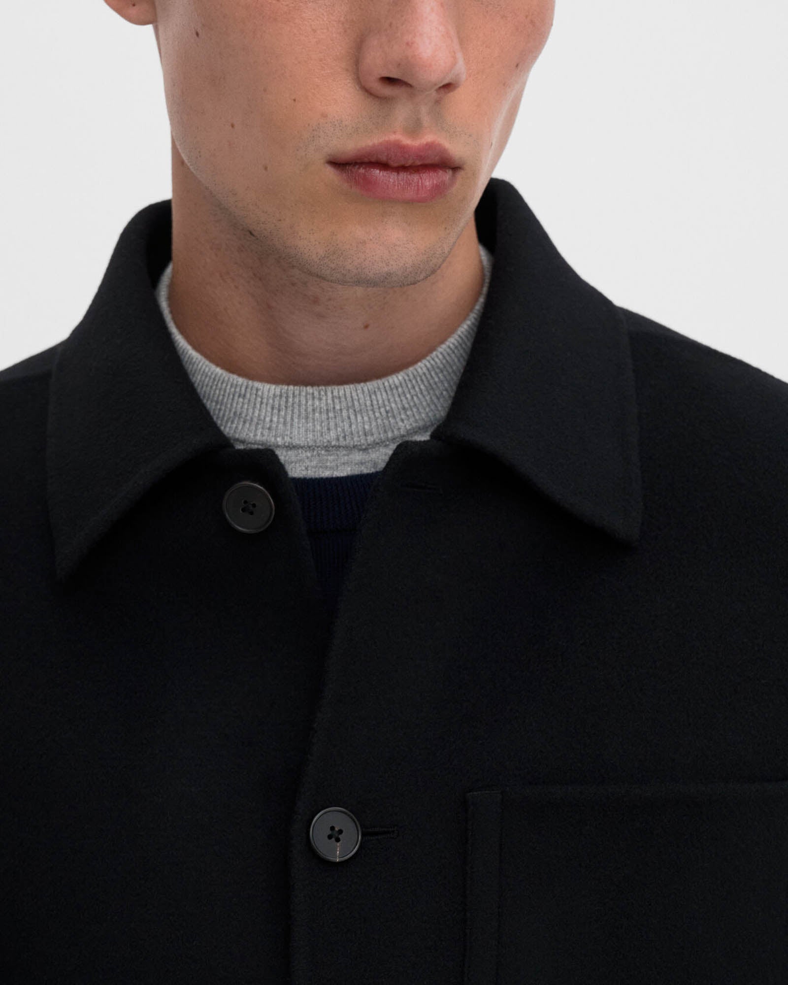 Double Wool Work Jacket