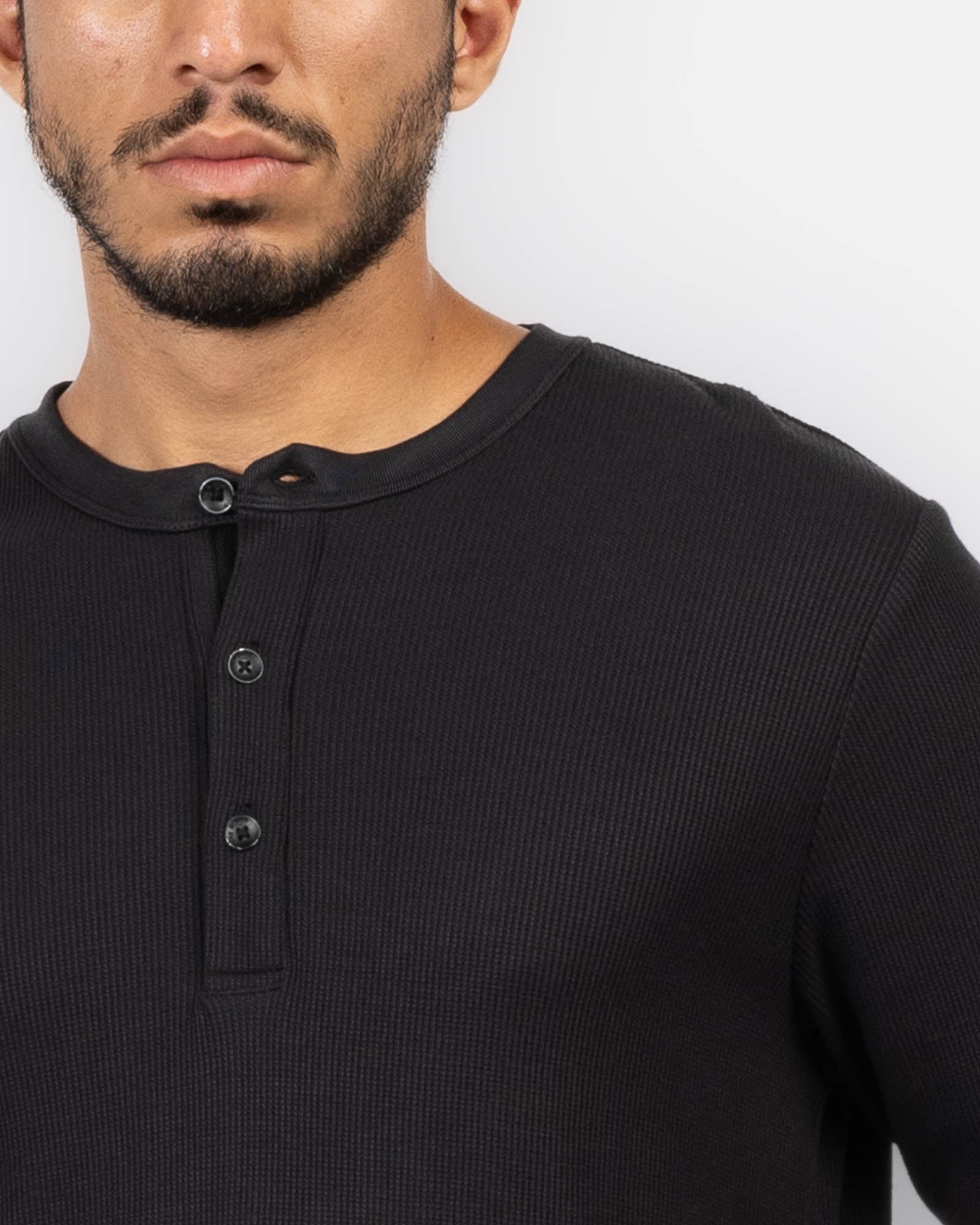 Tech Waffle Henley Top