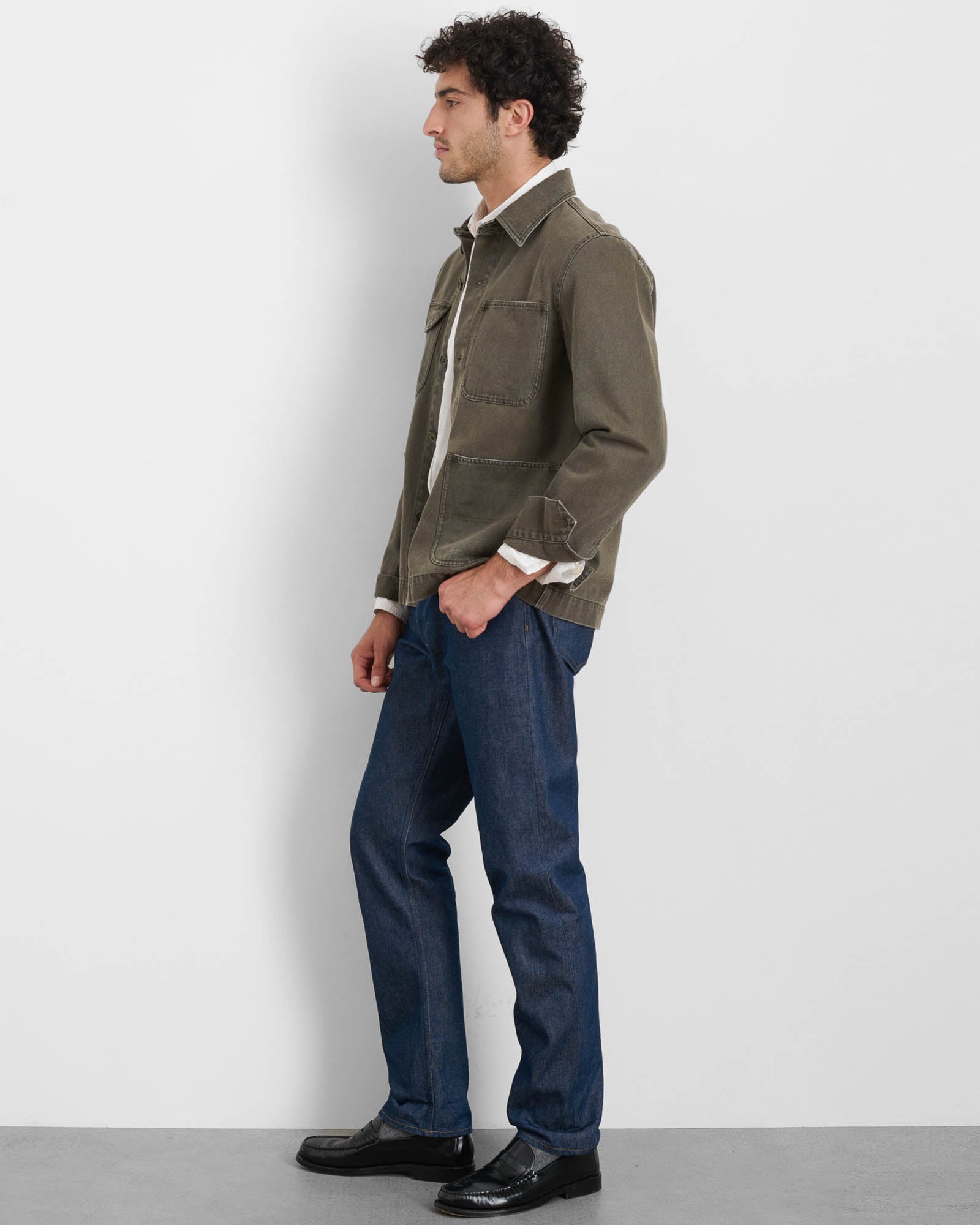 Veste en jean de travail