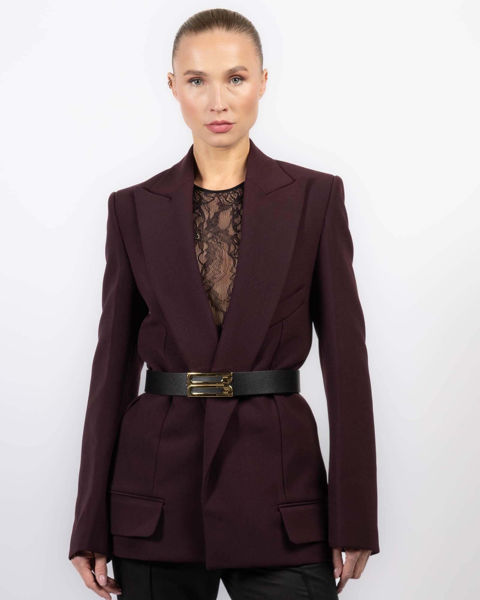 Dropped Lapel Jacket