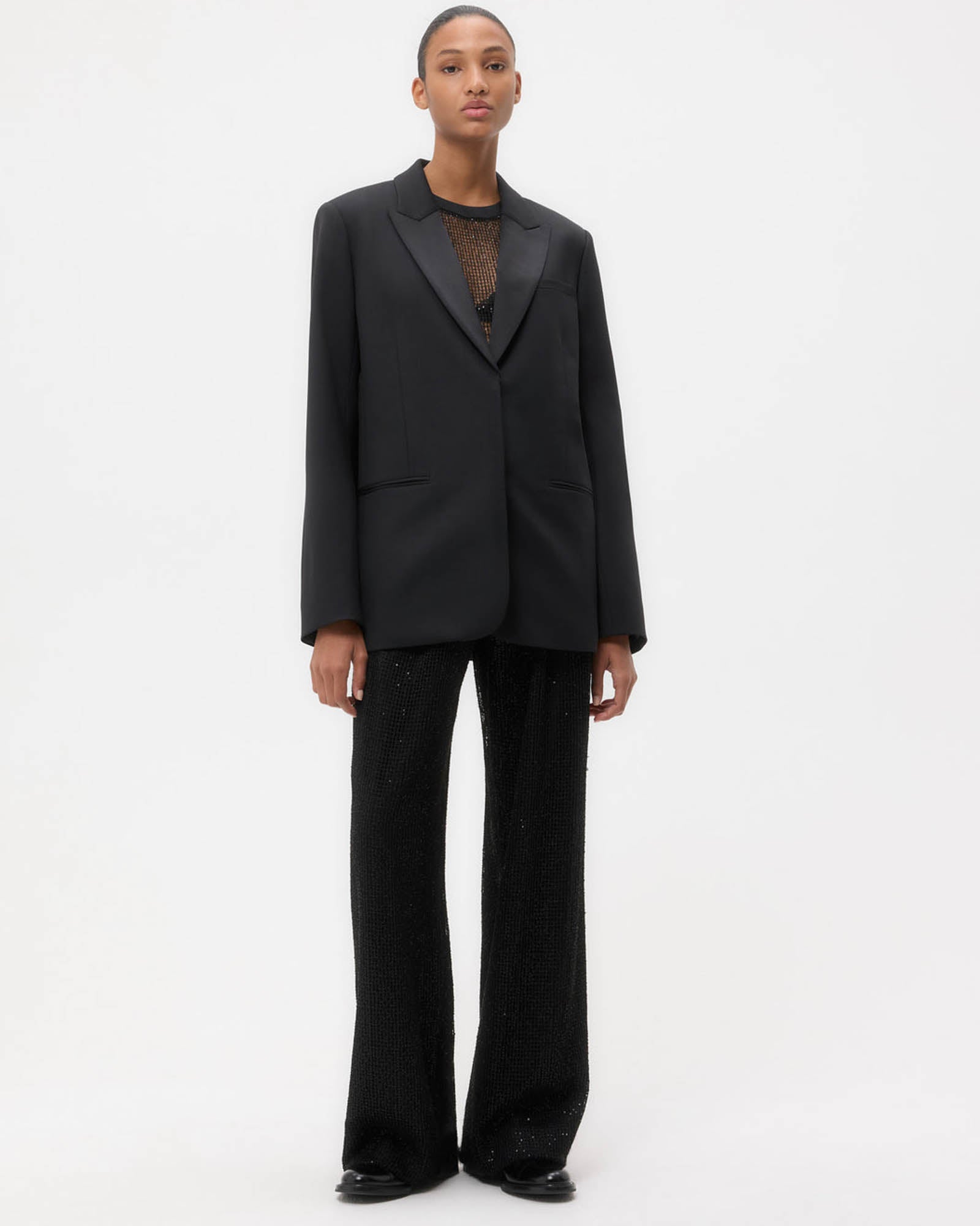 Sweet Pea Tuxedo Blazer