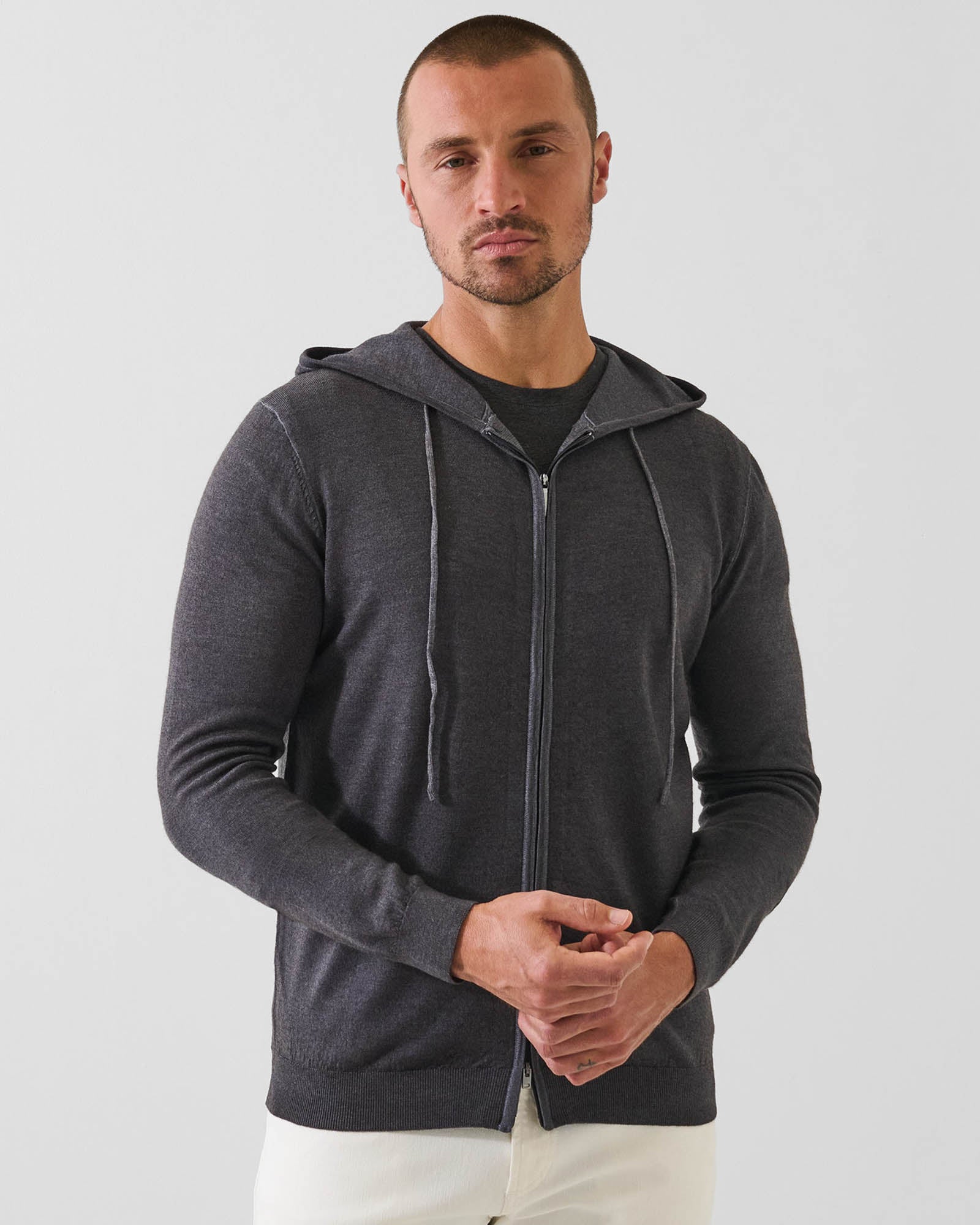 Vintage Wash Full Zip Hoodie