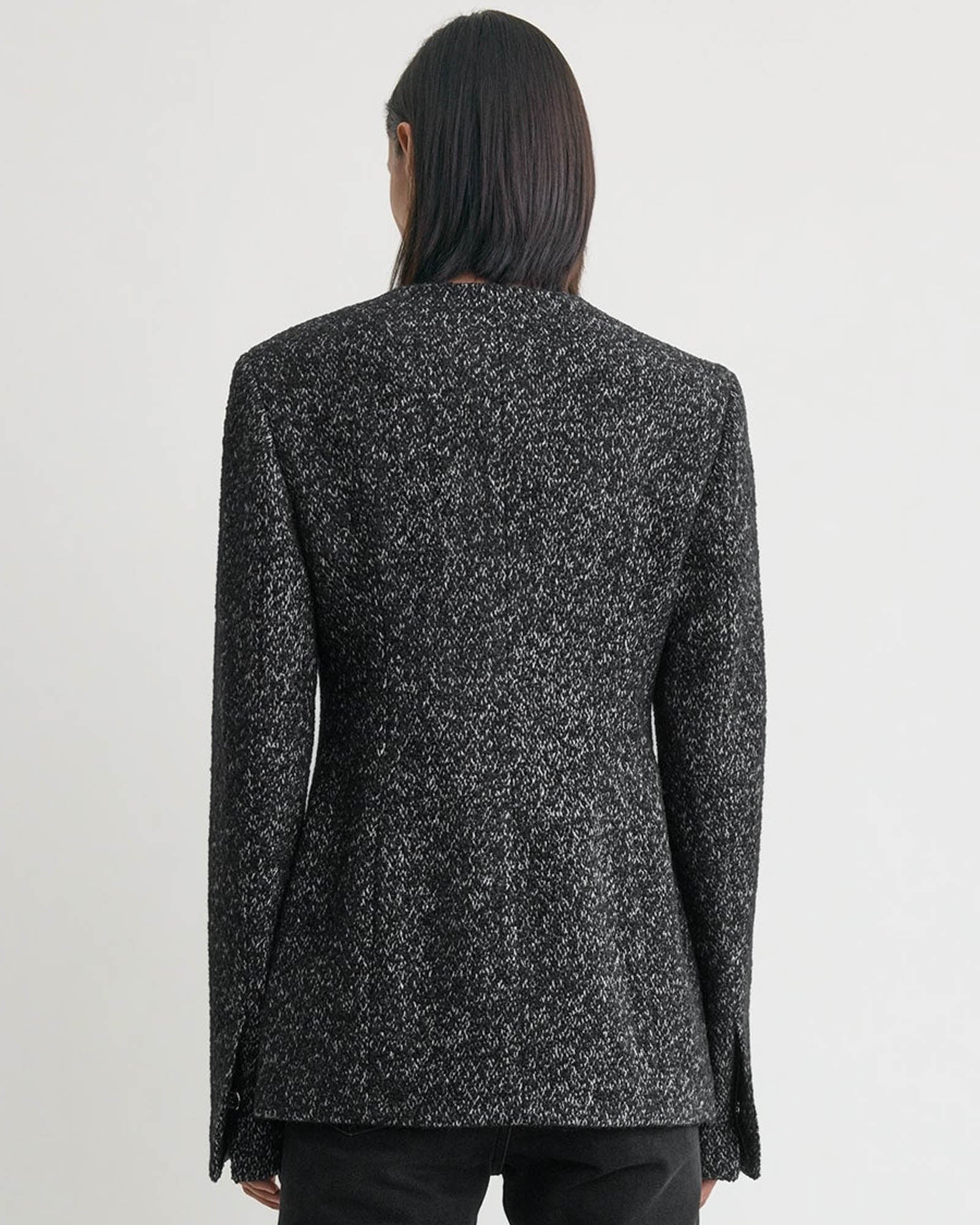 Collarless Blazer