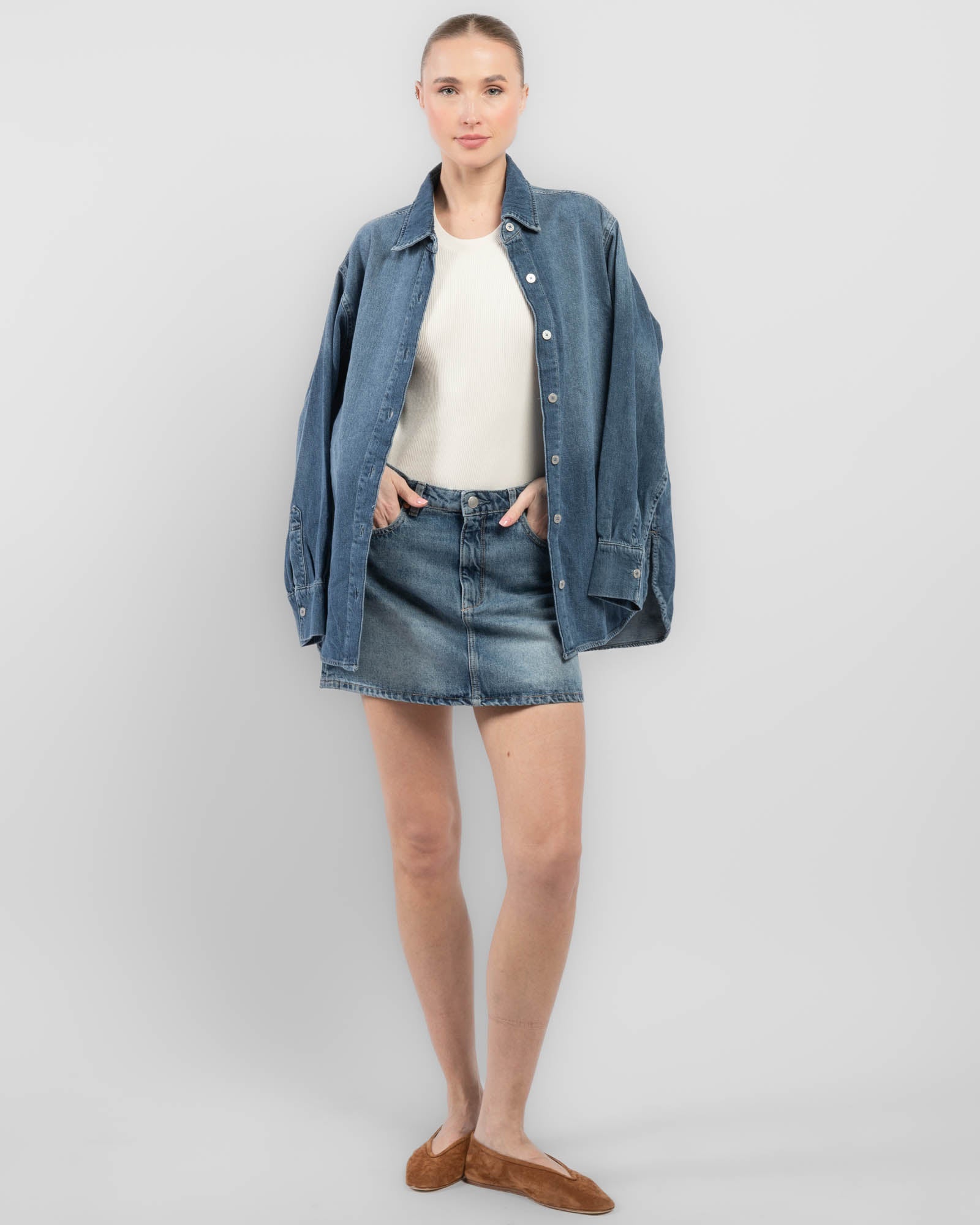 Alma Denim Skirt