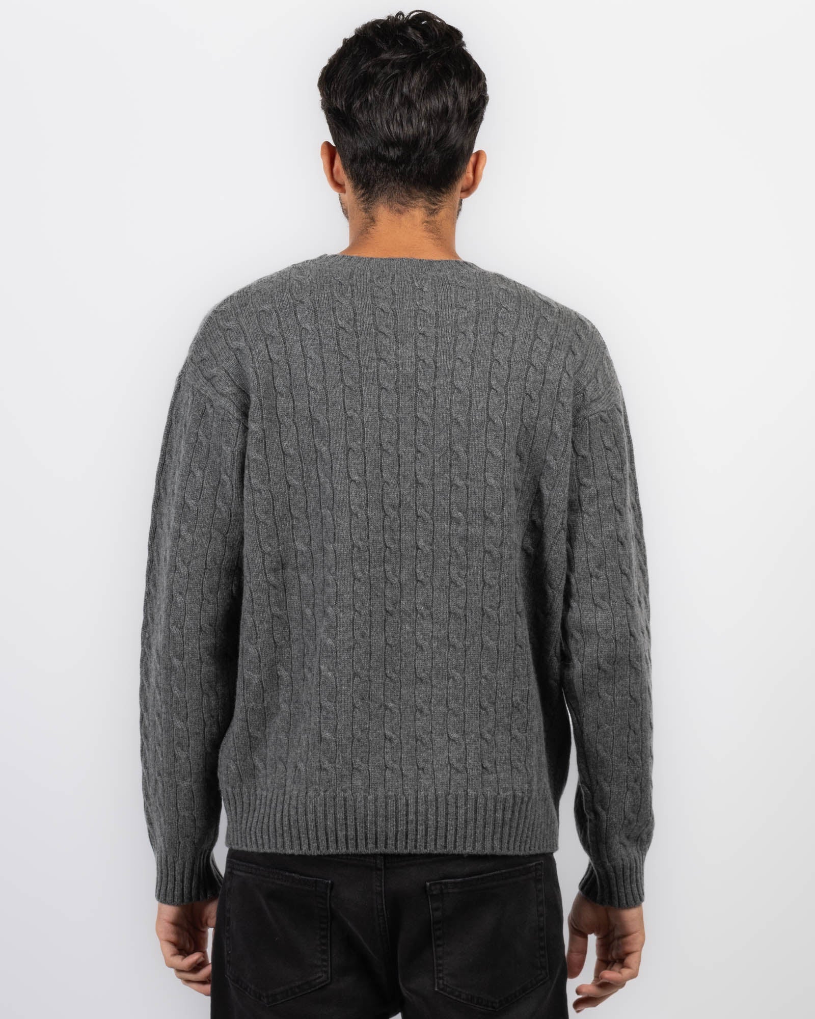 Cable Crewneck Sweater