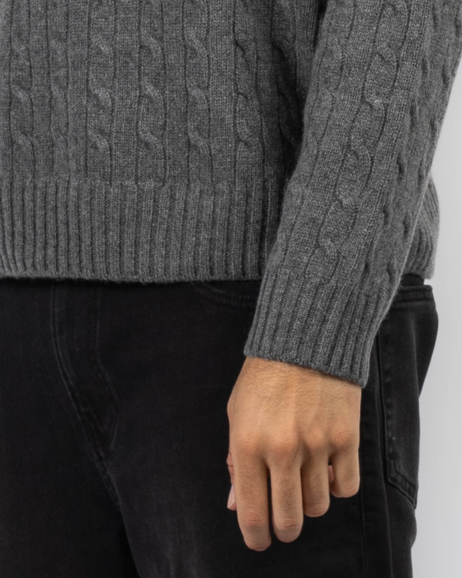 Cable Crewneck Sweater