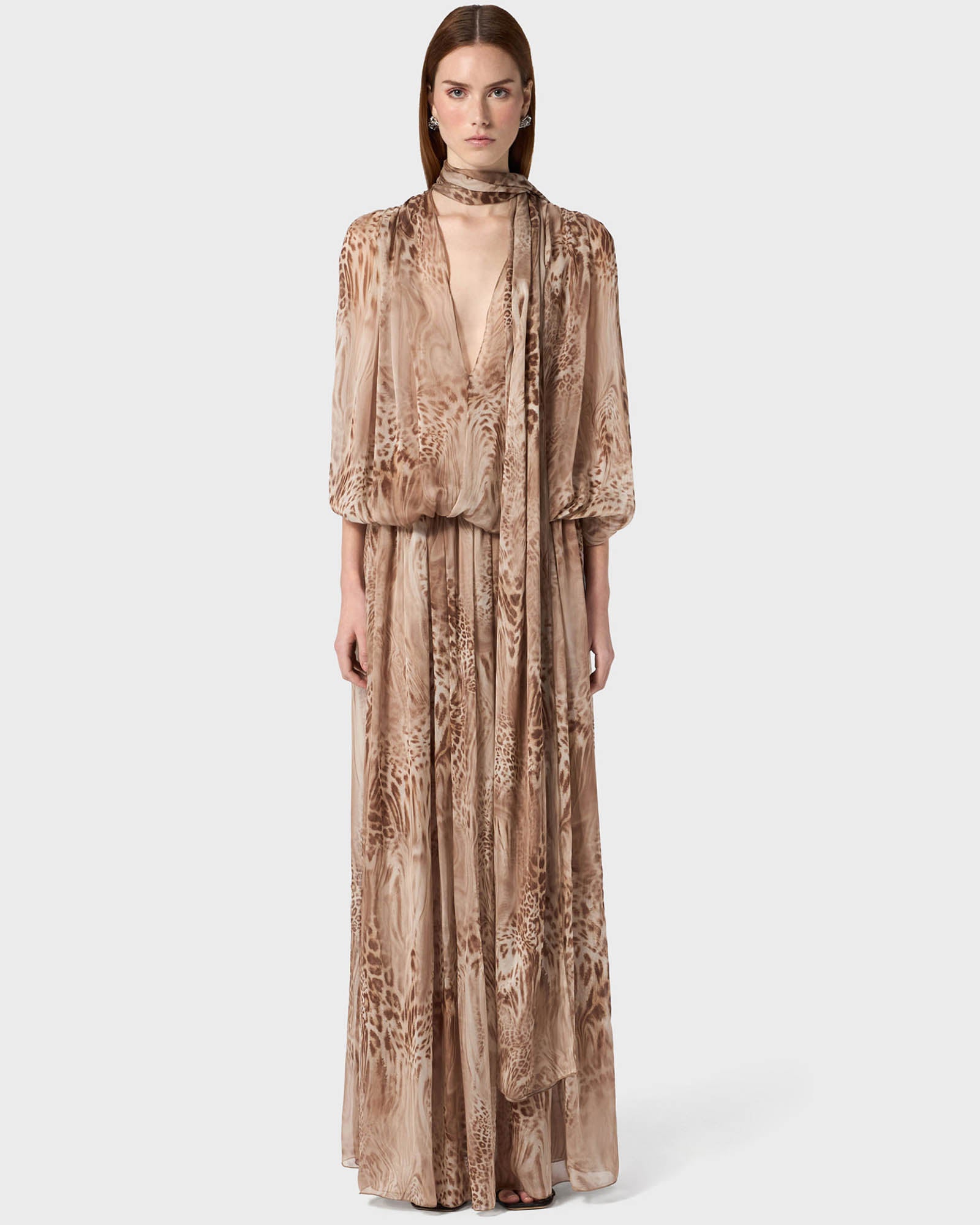 Chiffon Printed Dress