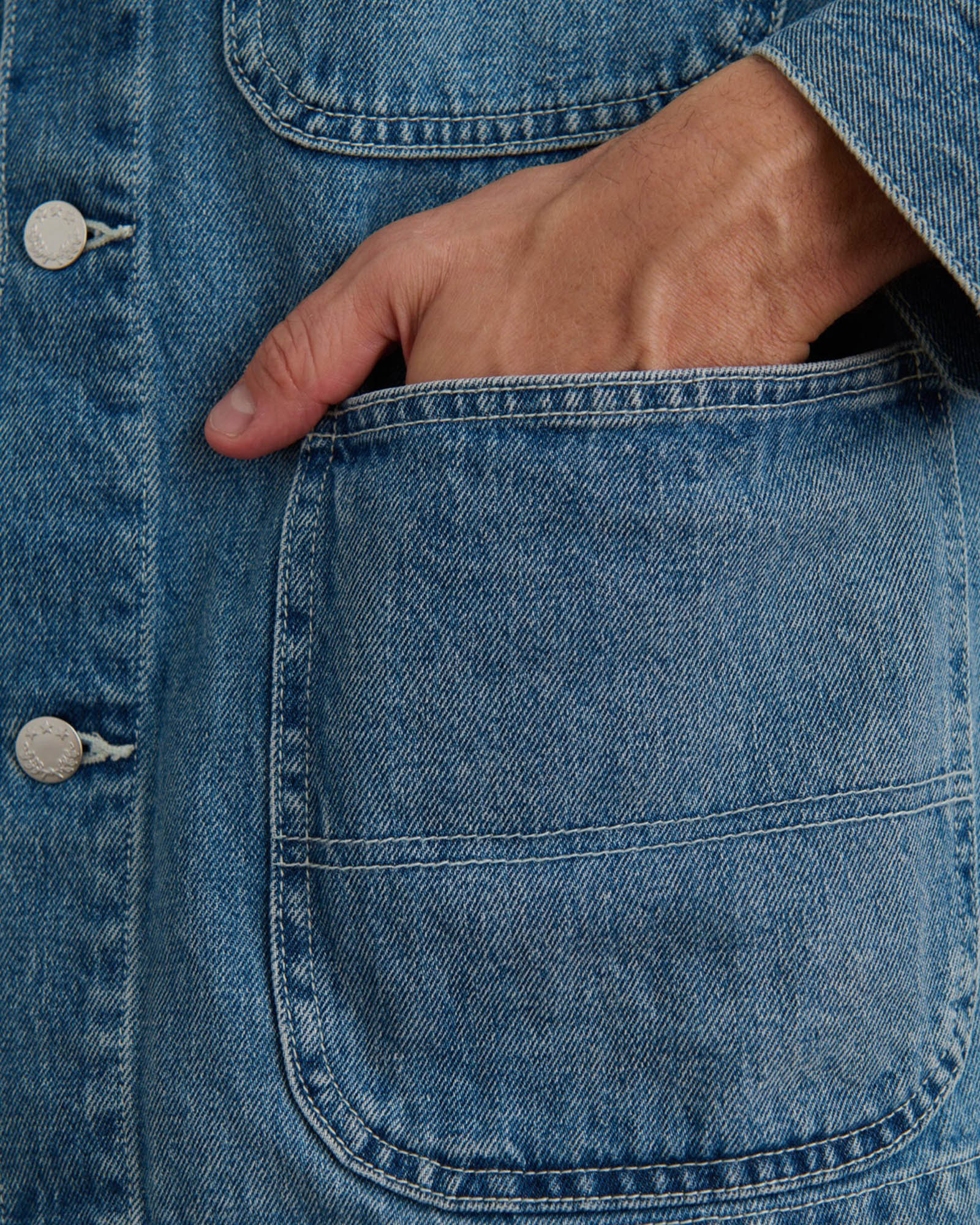 Vintage Denim Work Jacket