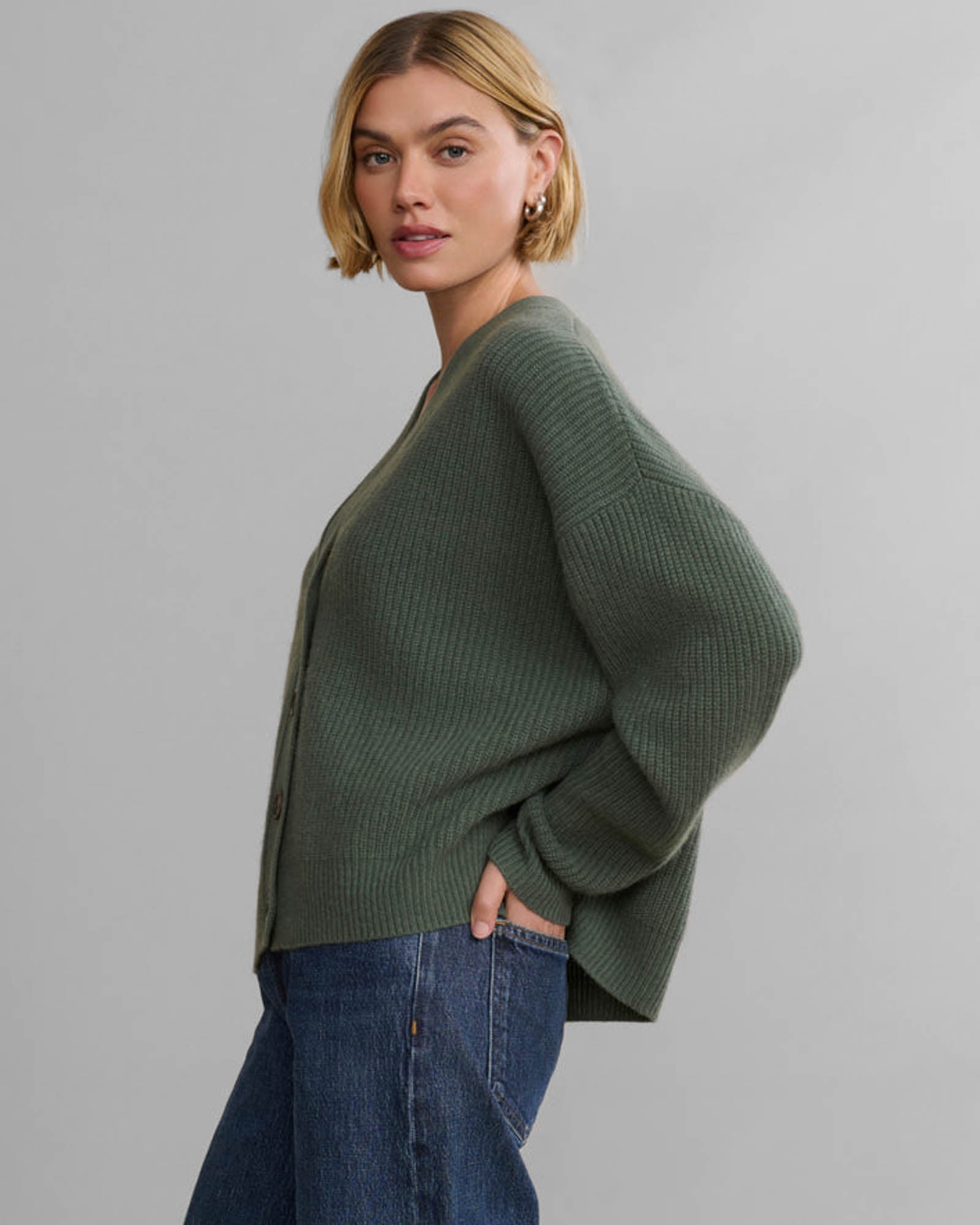Cocoon Crop Cardigan