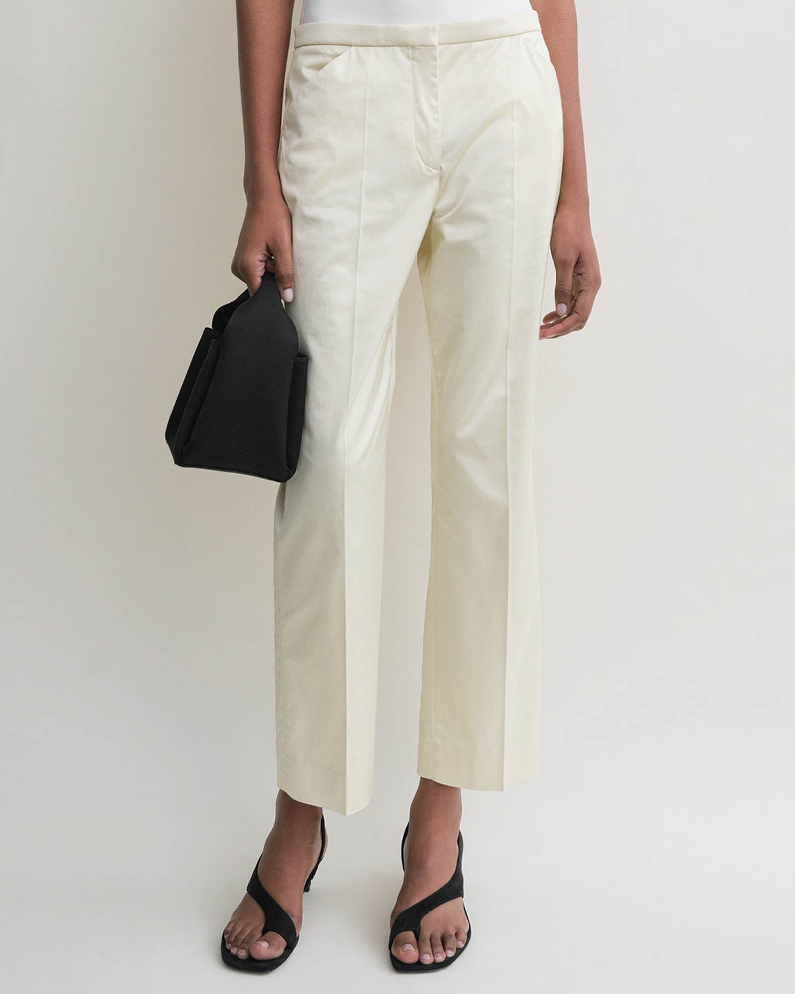 Crop Straight Trousers