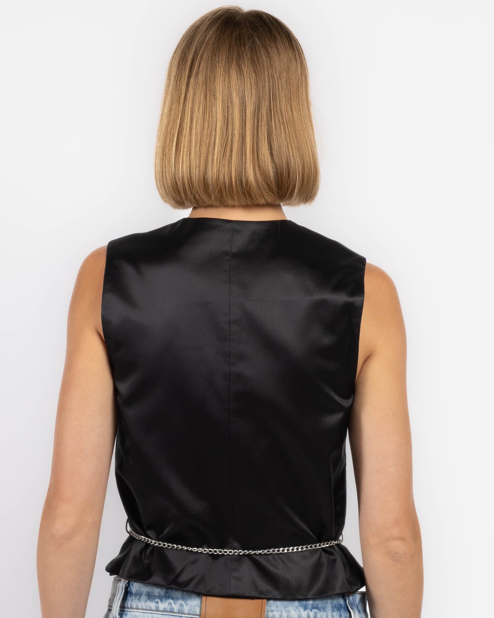 Gilet sur mesure avec chaîne