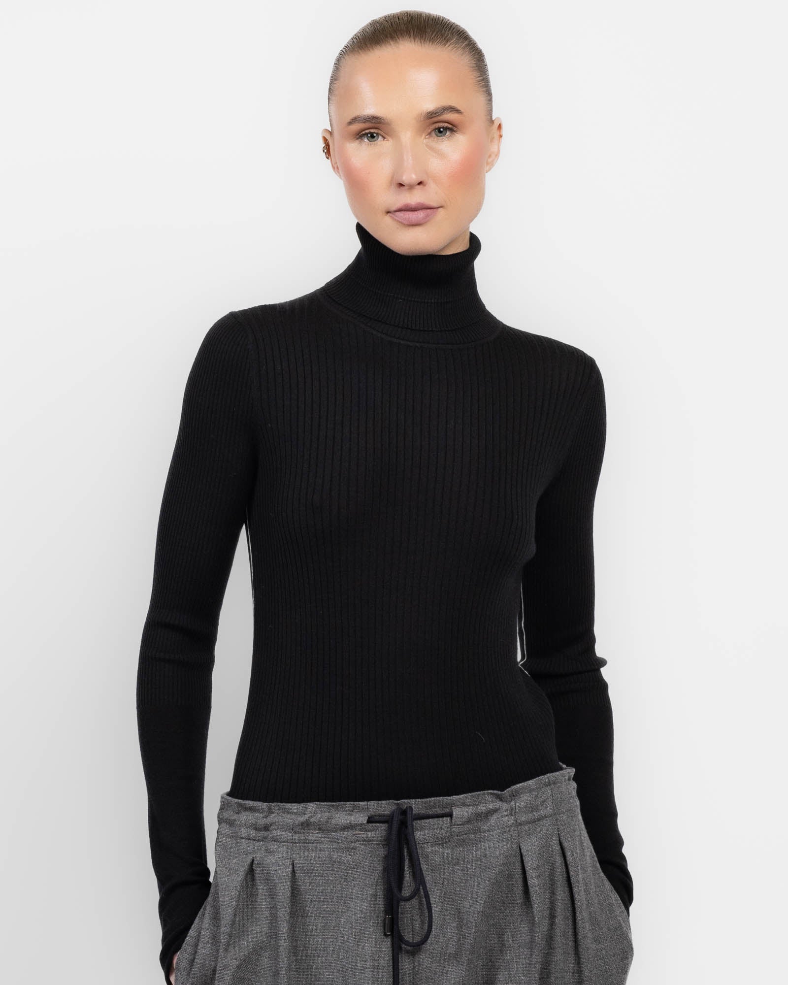 Ribbed Turtleneck