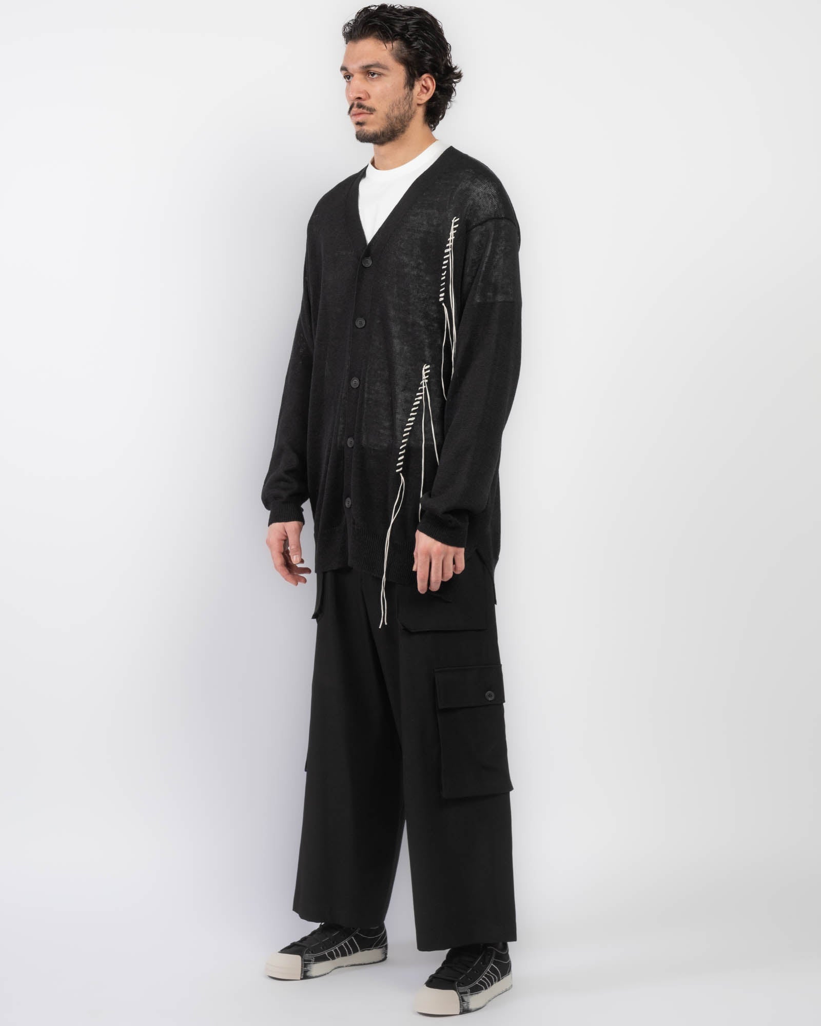 Embroidery V-Neck Cardigan