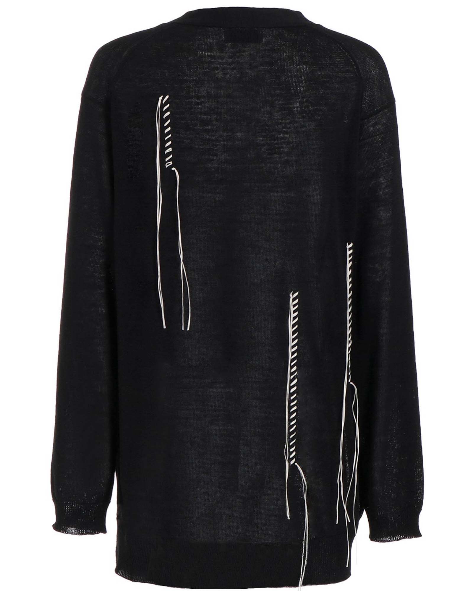 Embroidery V-Neck Cardigan