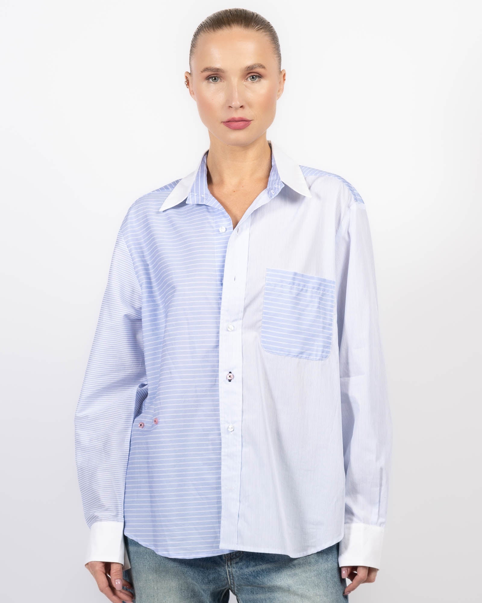 Chemise à rayures pour homme