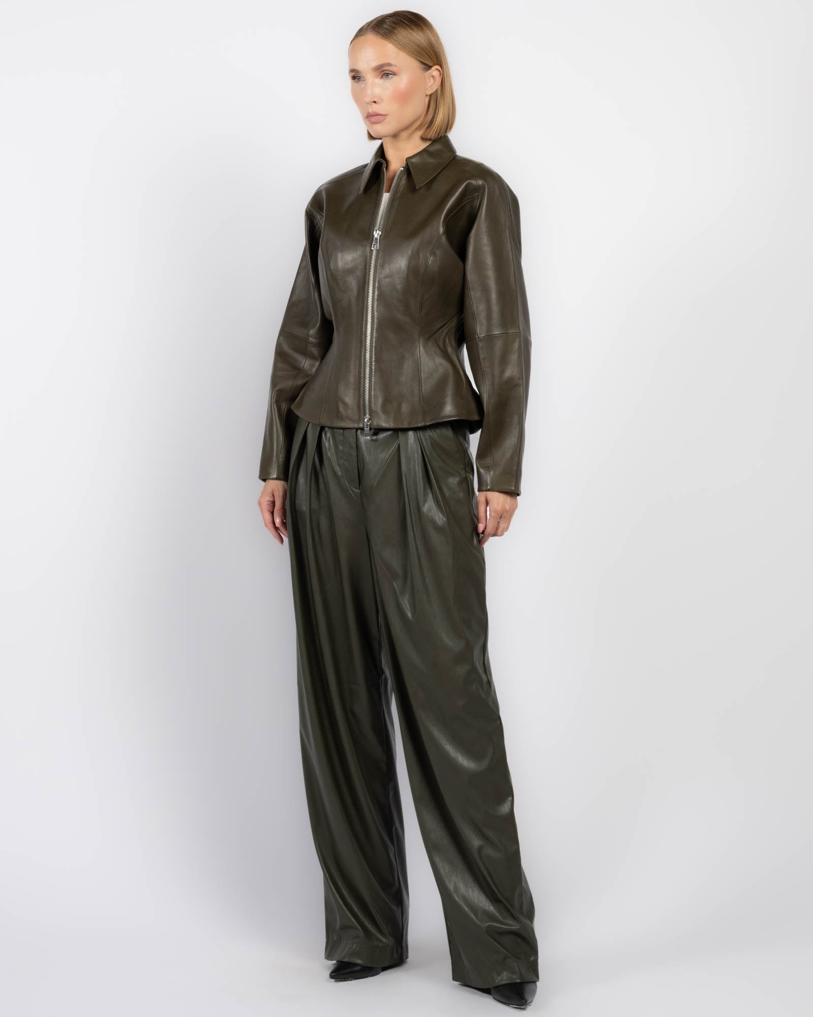 Fitted Leather Jacket