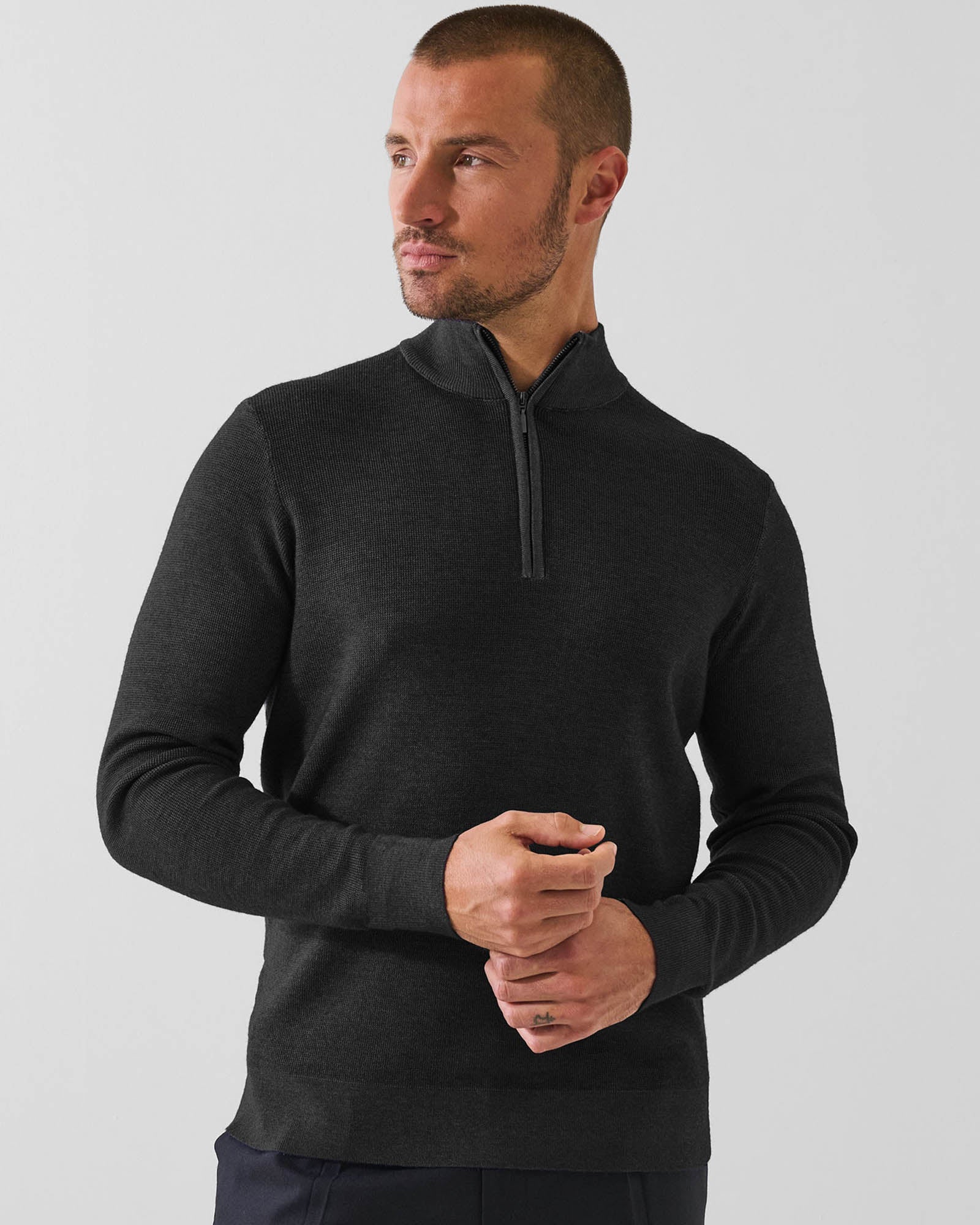 14 Gauge Vintage Quarter Zip Mock