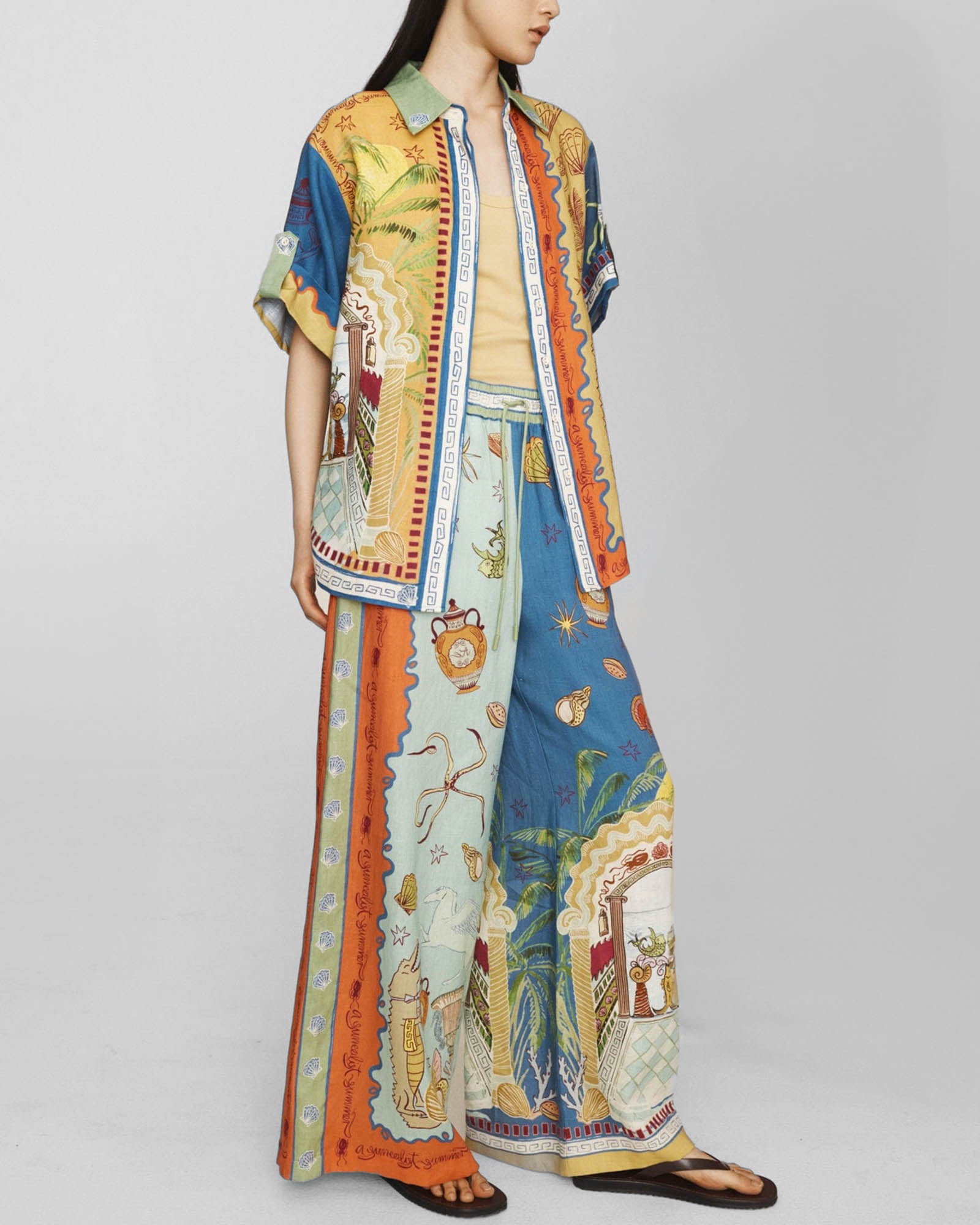 Chemise d'été surréaliste