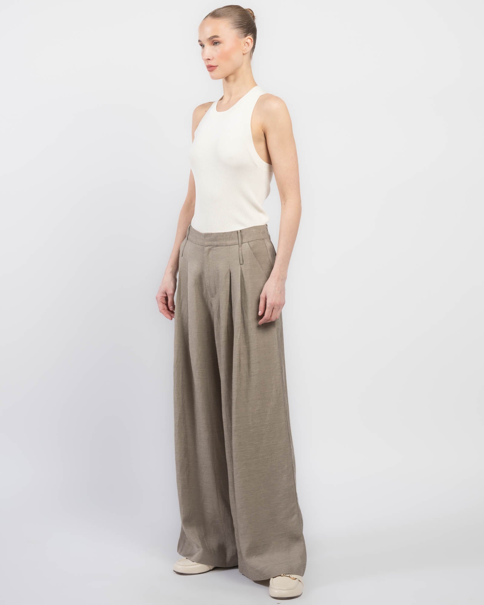 Melange Double Loop Pants