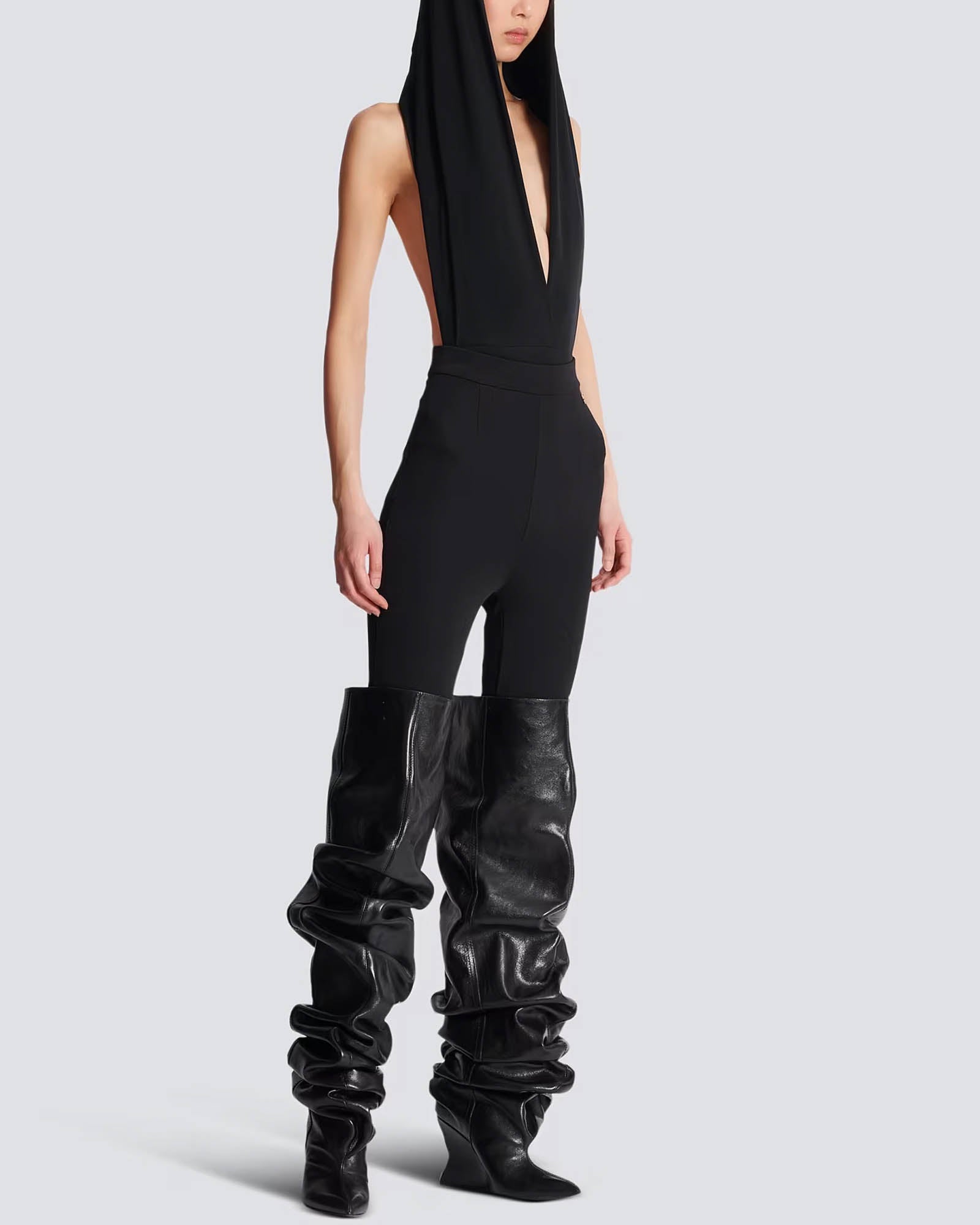 Zipped Jersey Leggings