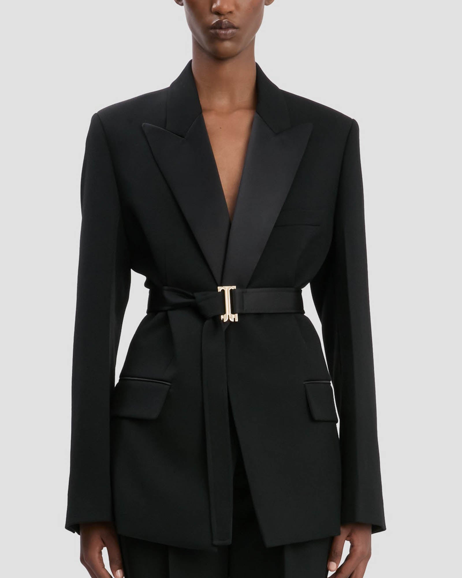 Belted Tailored Jacket