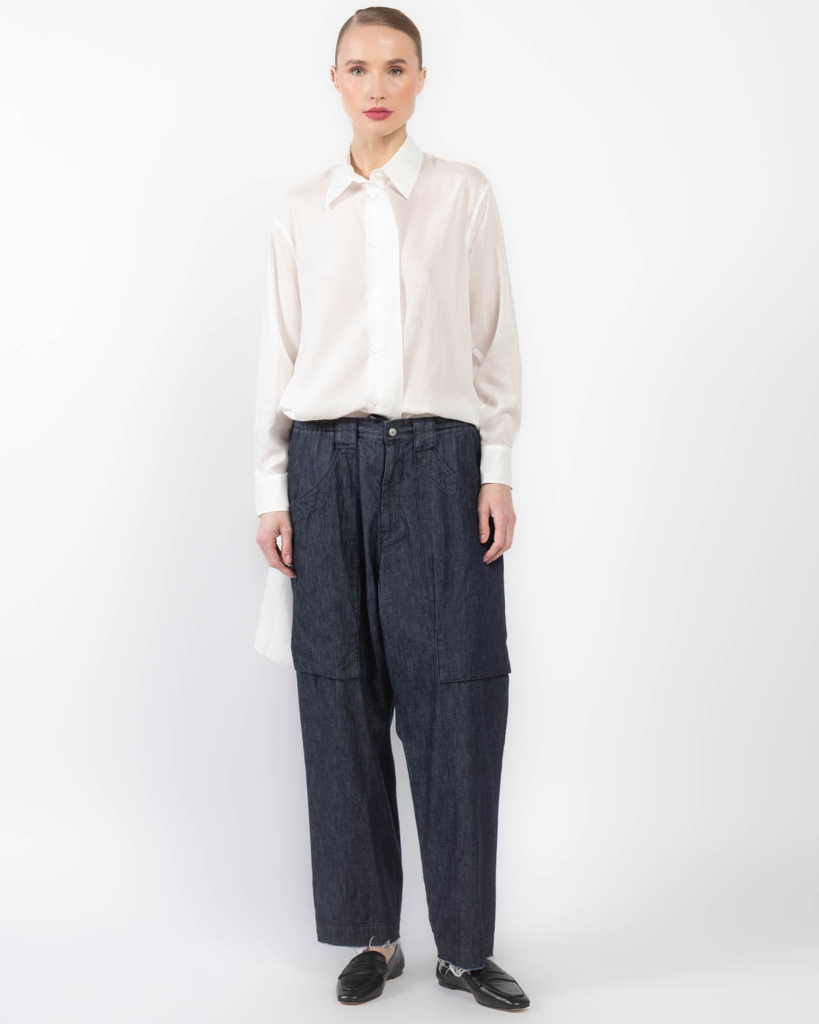 L Draped Blouse