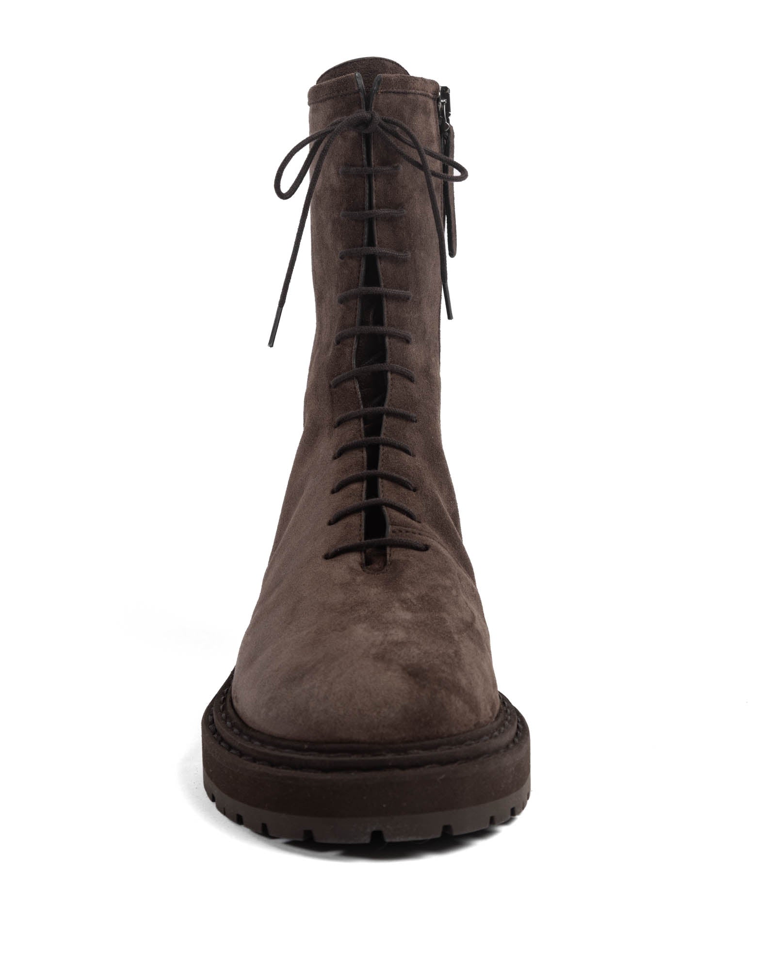 Suede Combat Boot