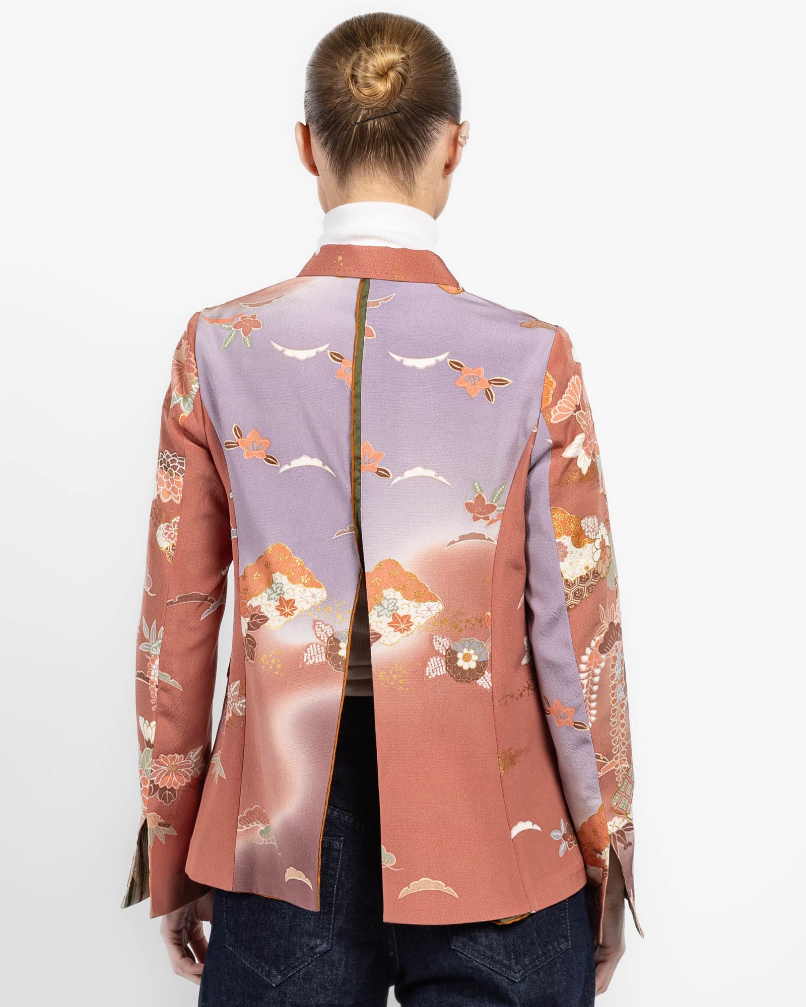 Double-Breasted Kimono Jacket