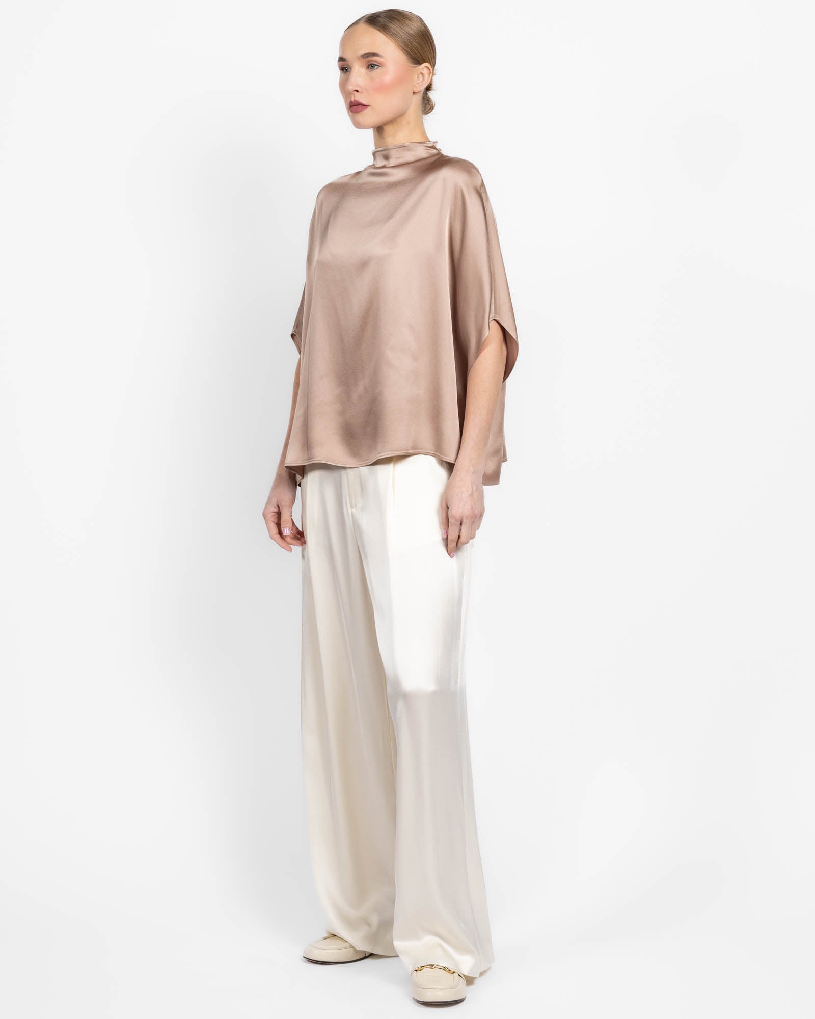 Satin Cape Tee