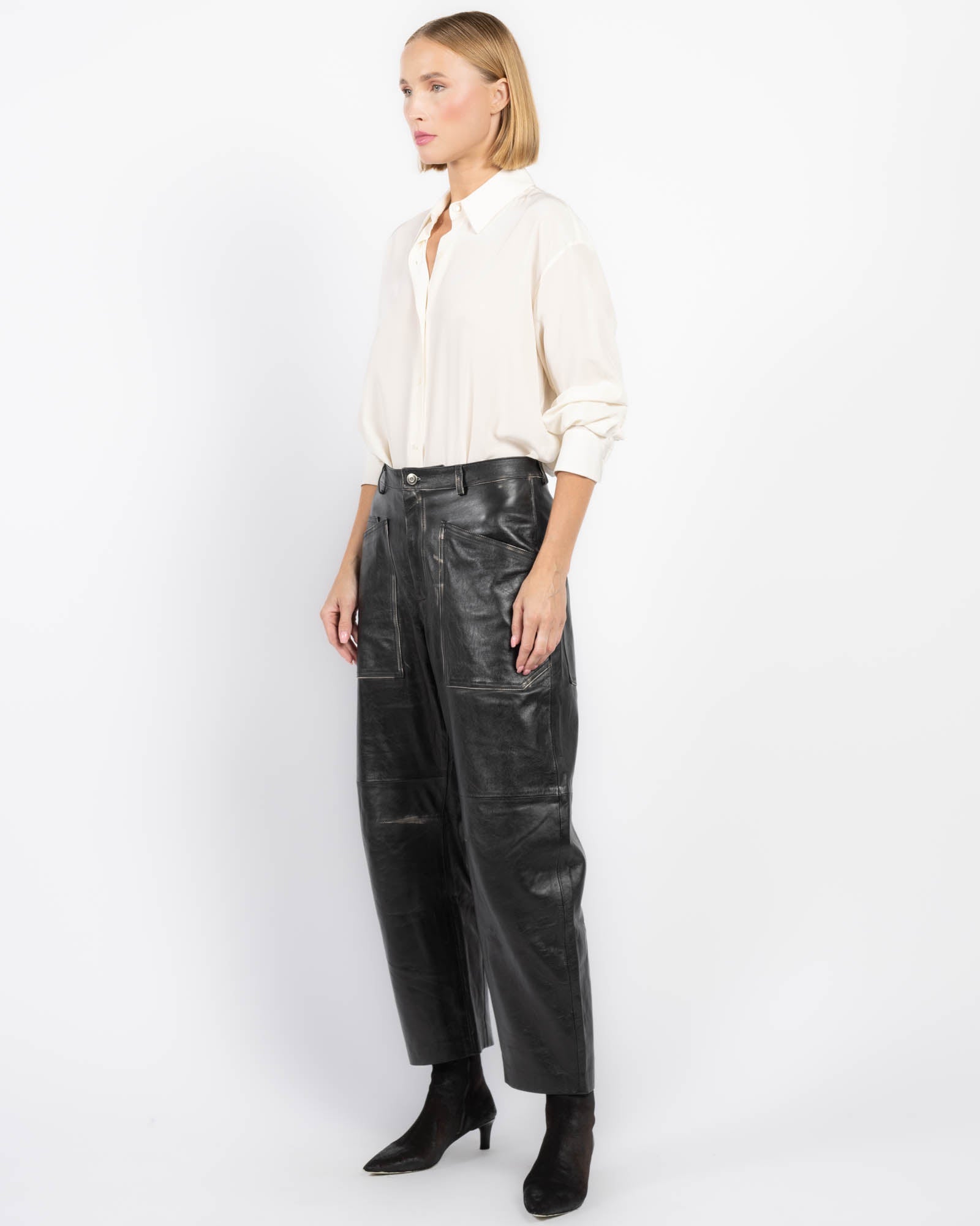 Pantalon en cuir