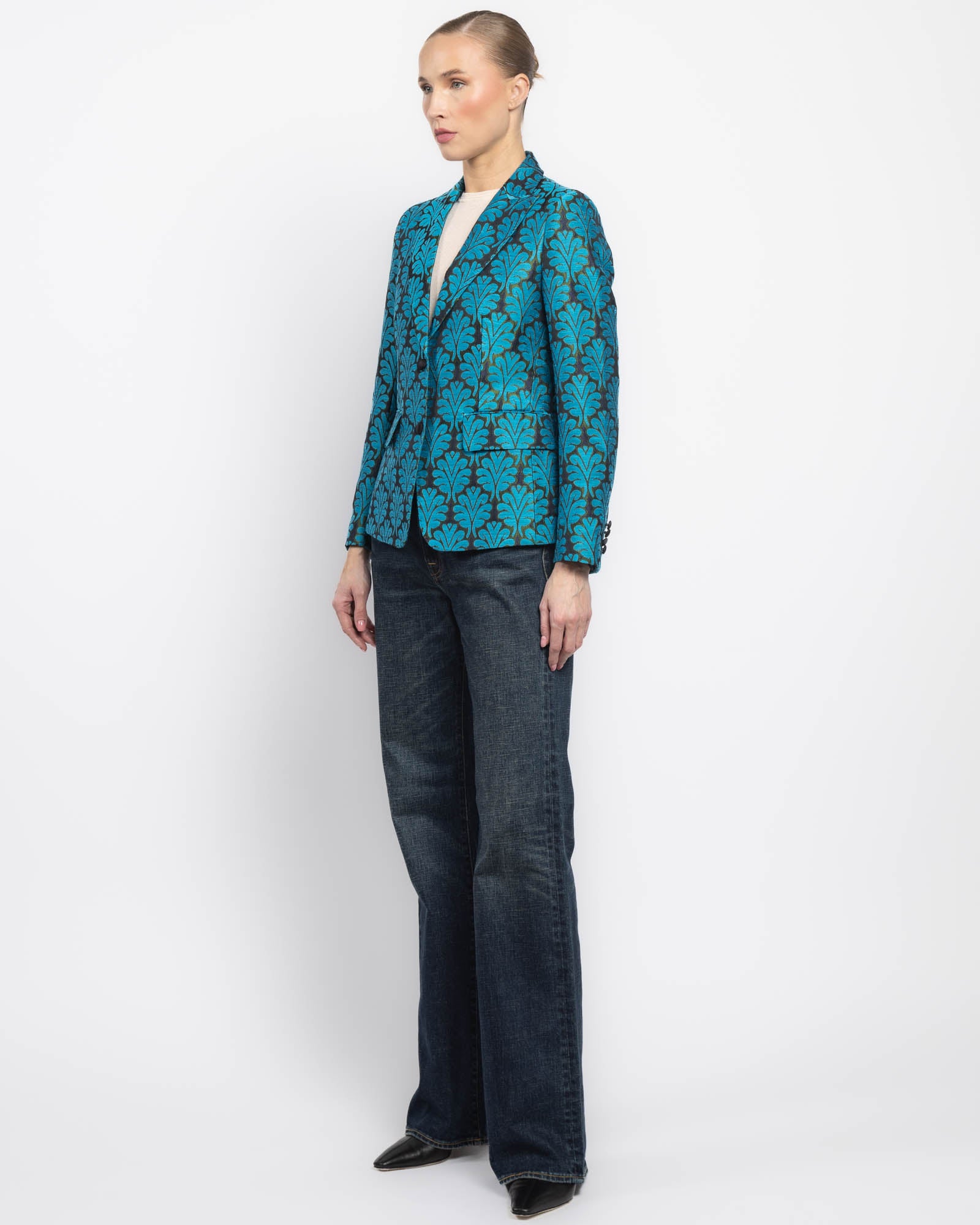 Veste de costume à motifs