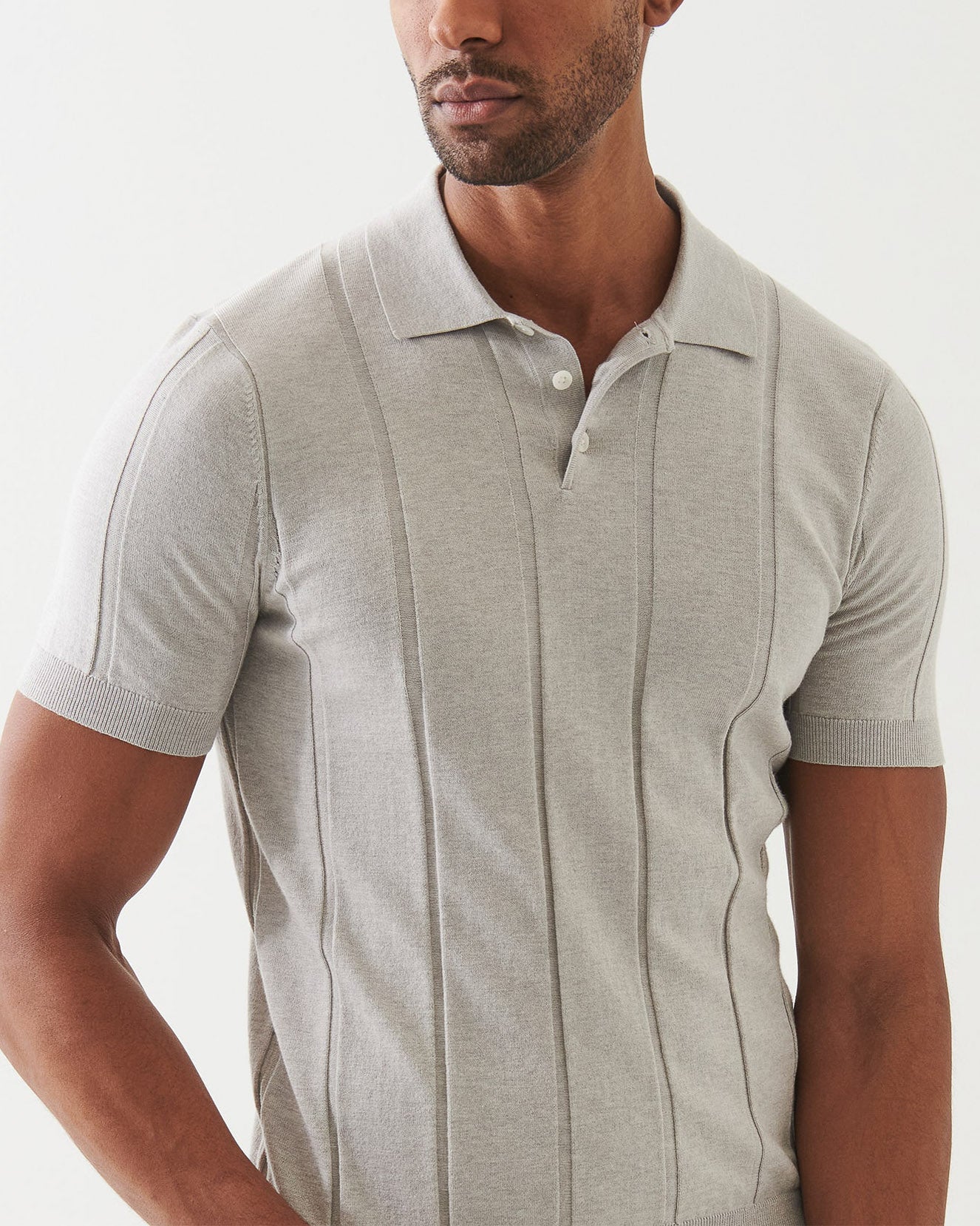 Button Knit Polo