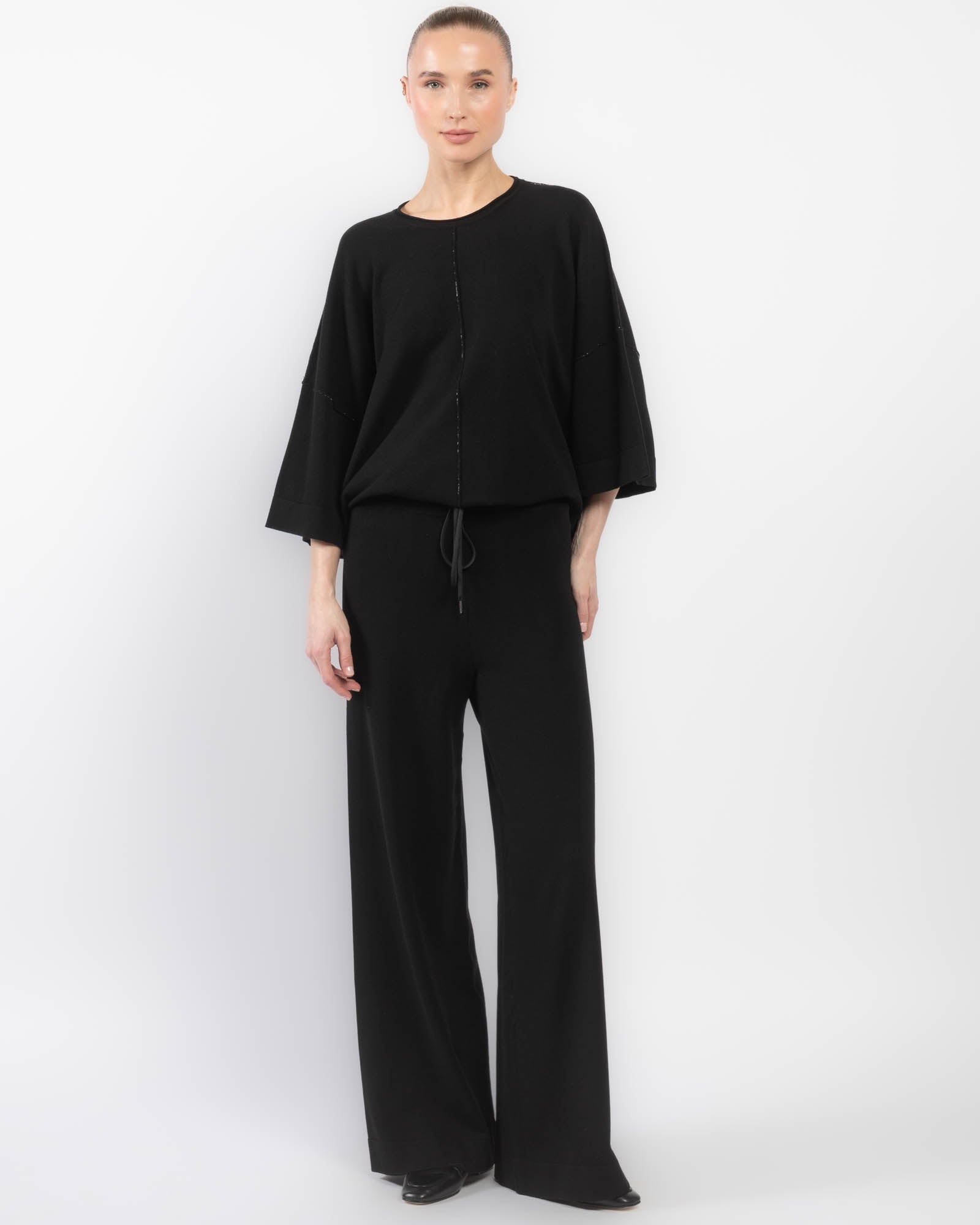 Loose Knit Trousers