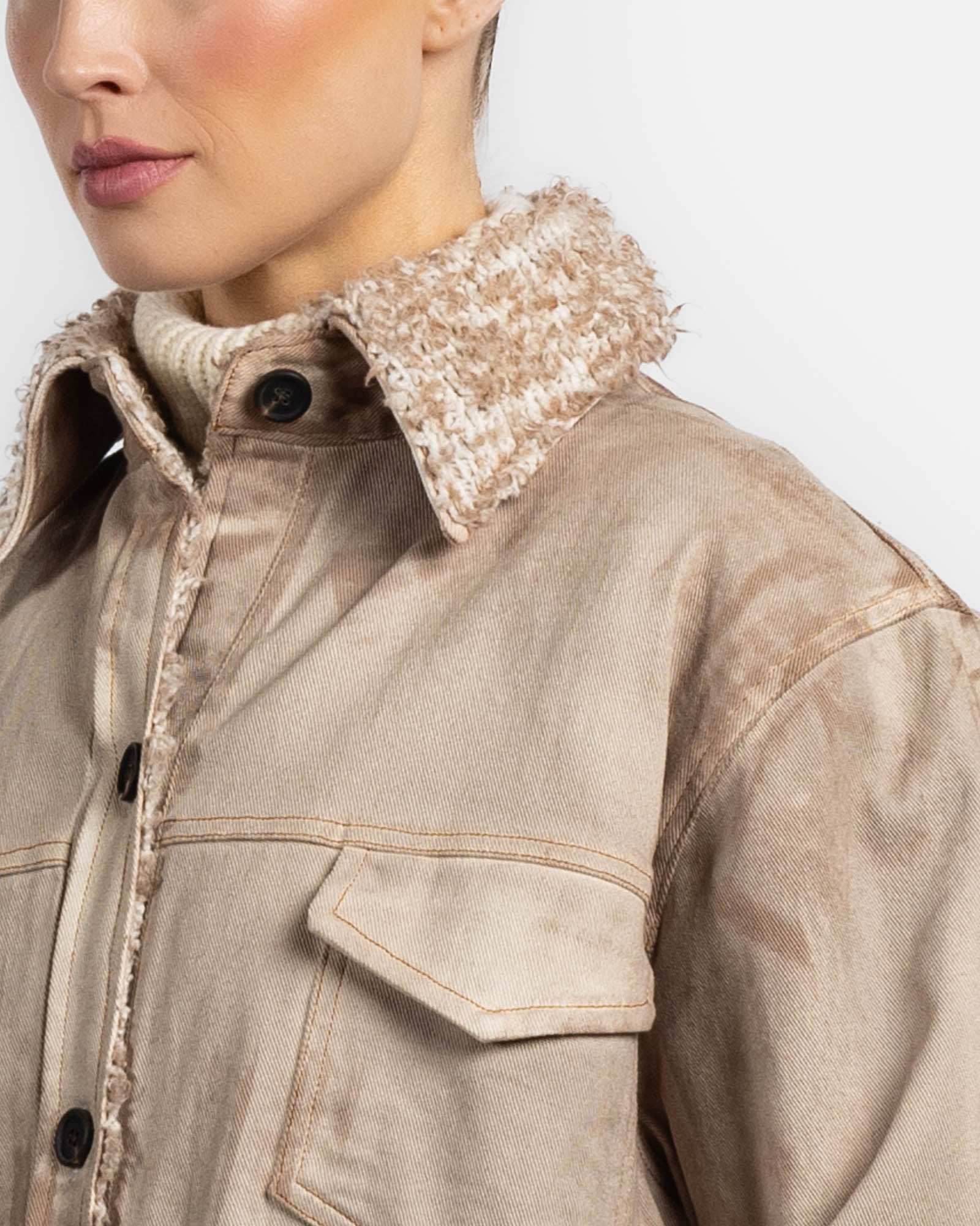 Chemise en jean veste
