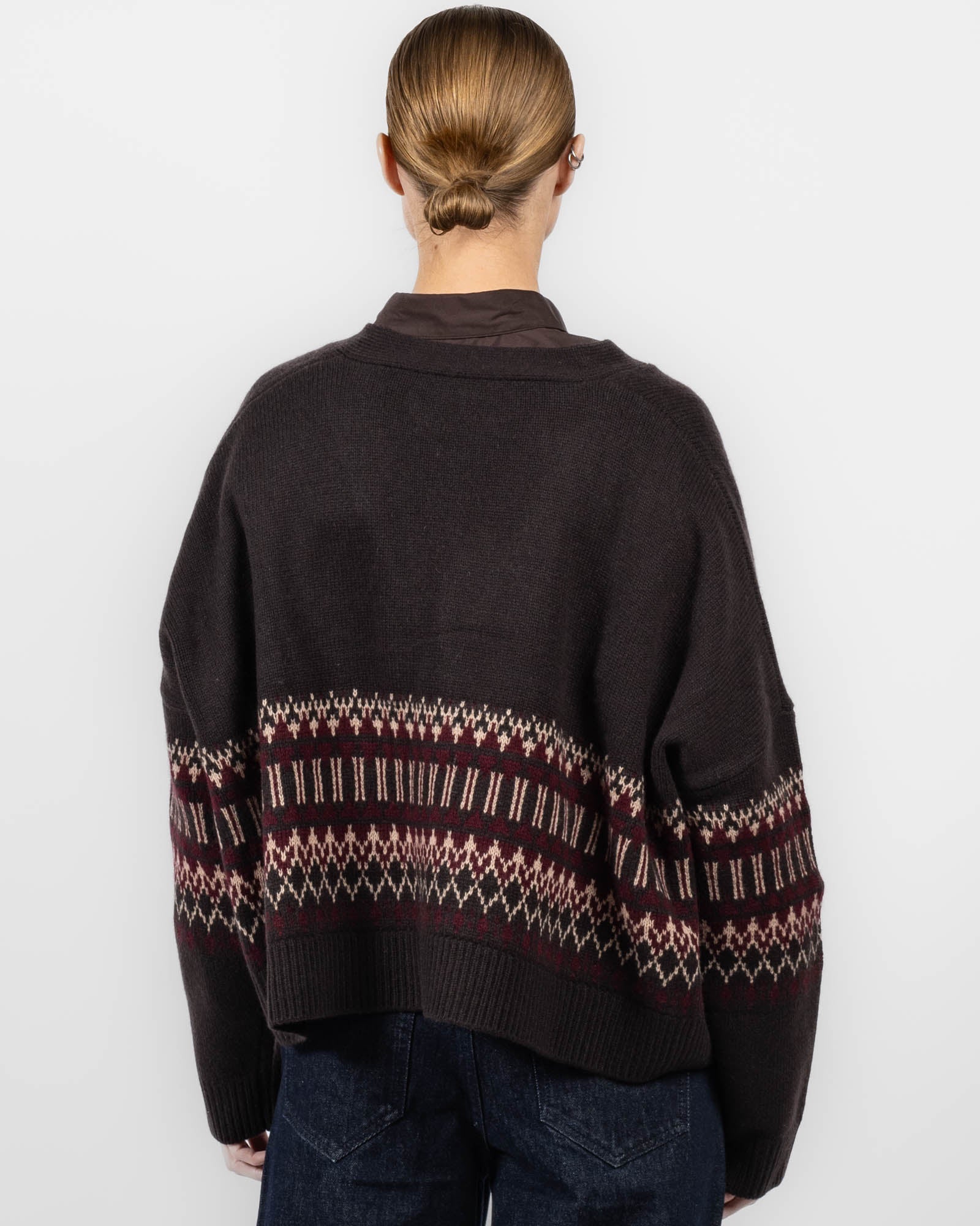 Elliot B Fair Isle Cardigan