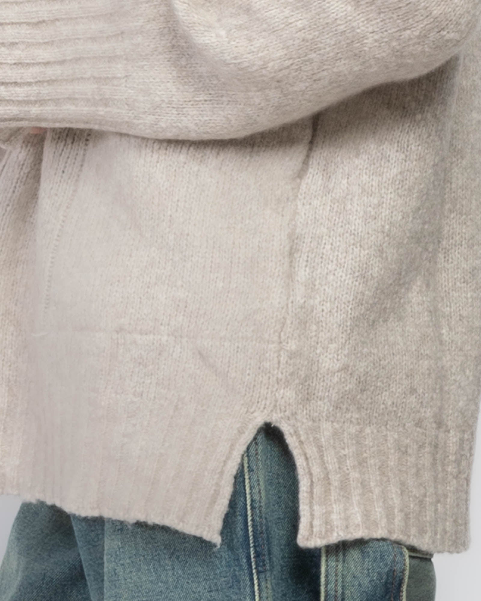 Cardigan à col souple