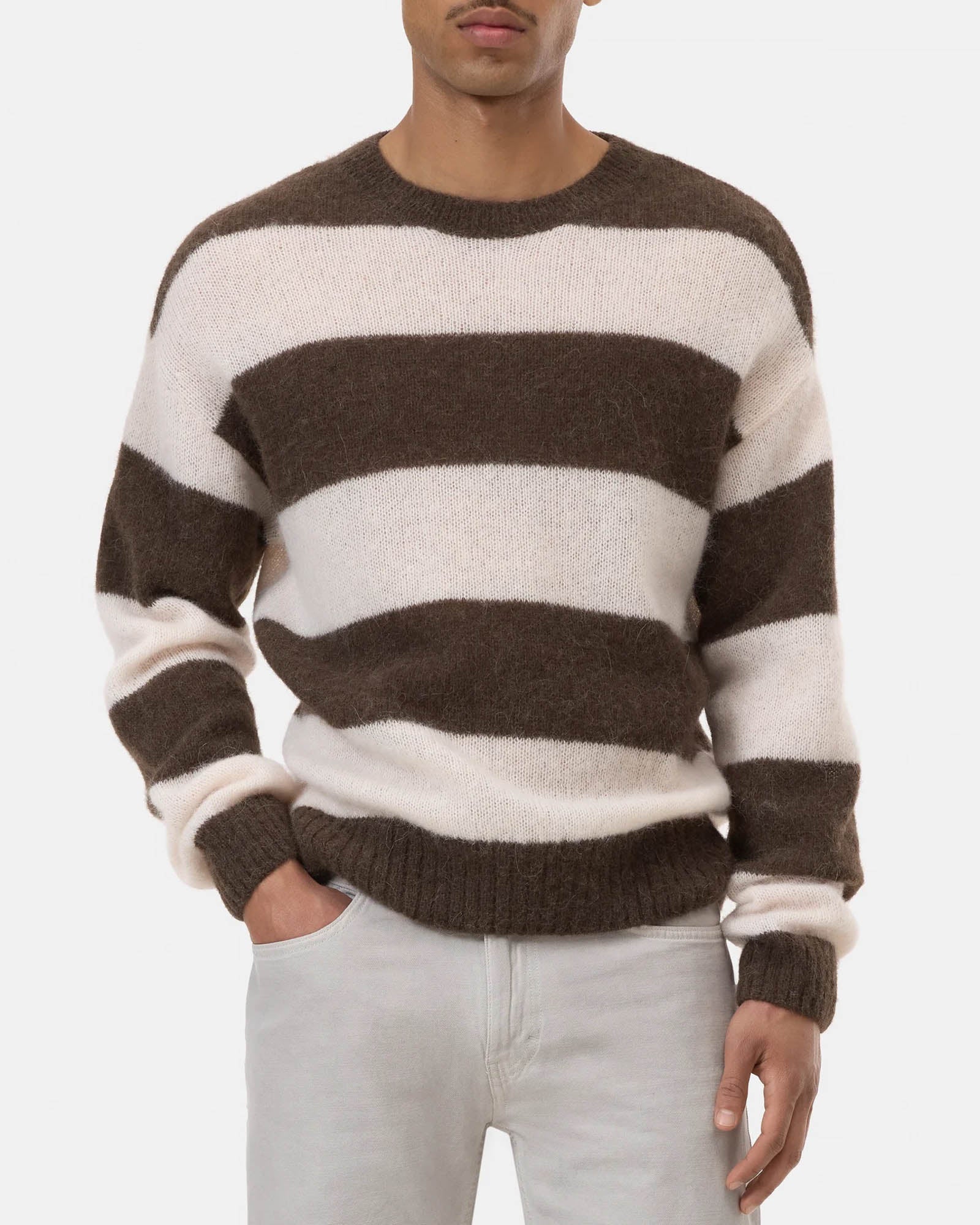 Stripe Crewneck