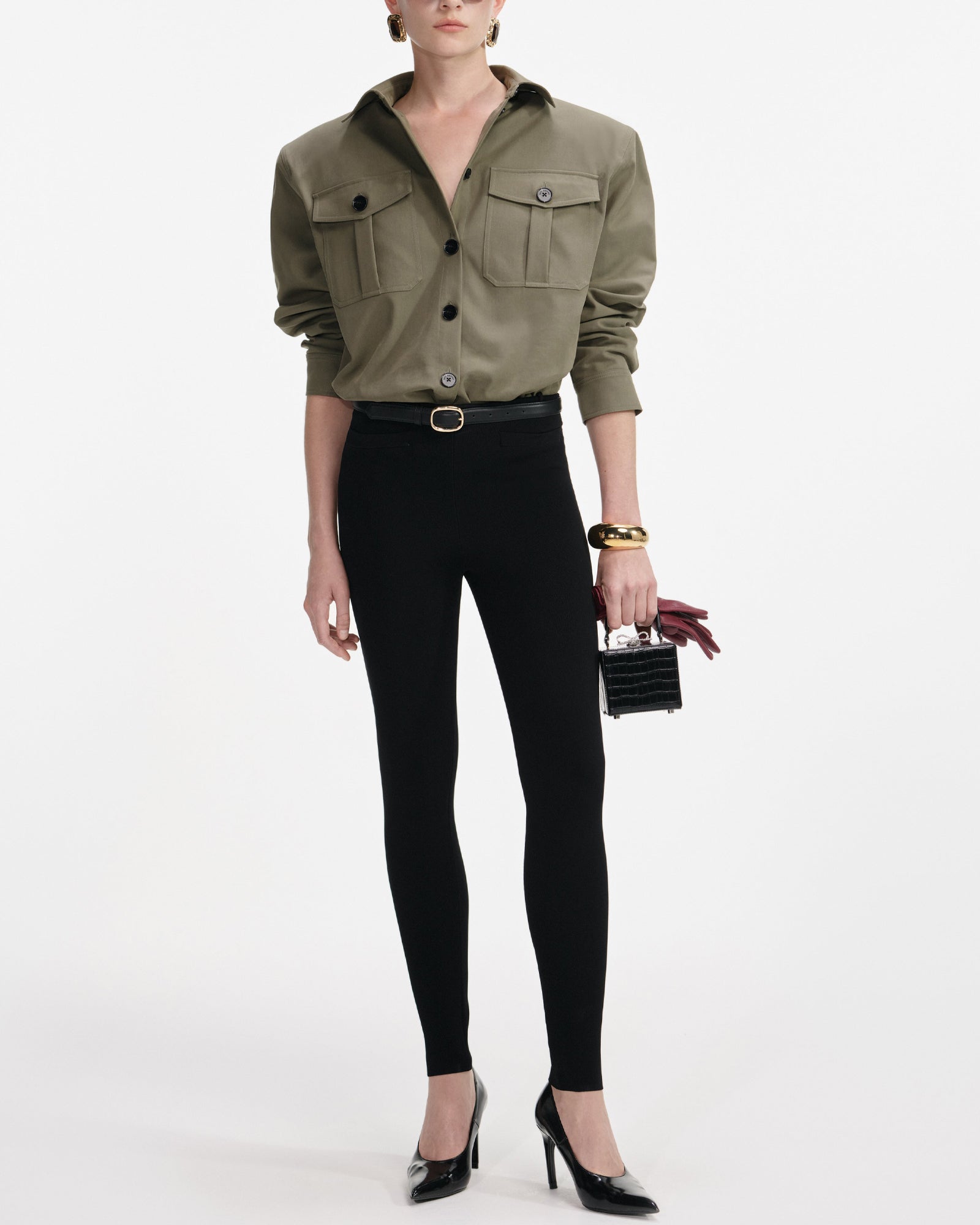 Leggings à ceinture