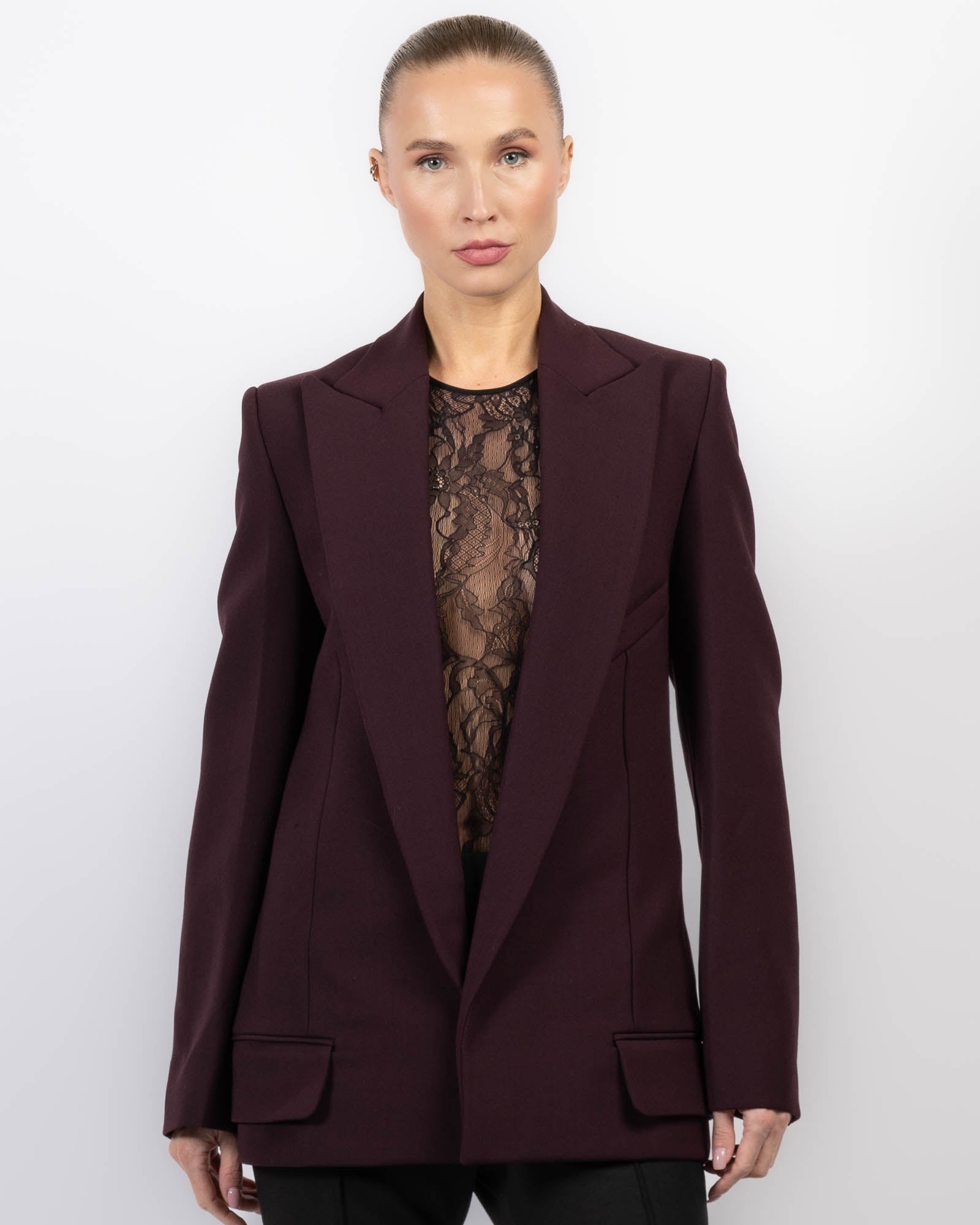 Dropped Lapel Jacket