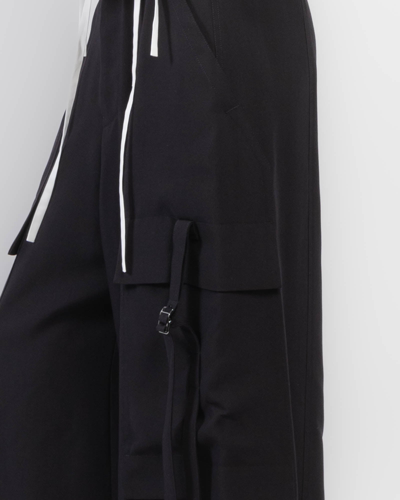 Wide Flare Cargo Pants