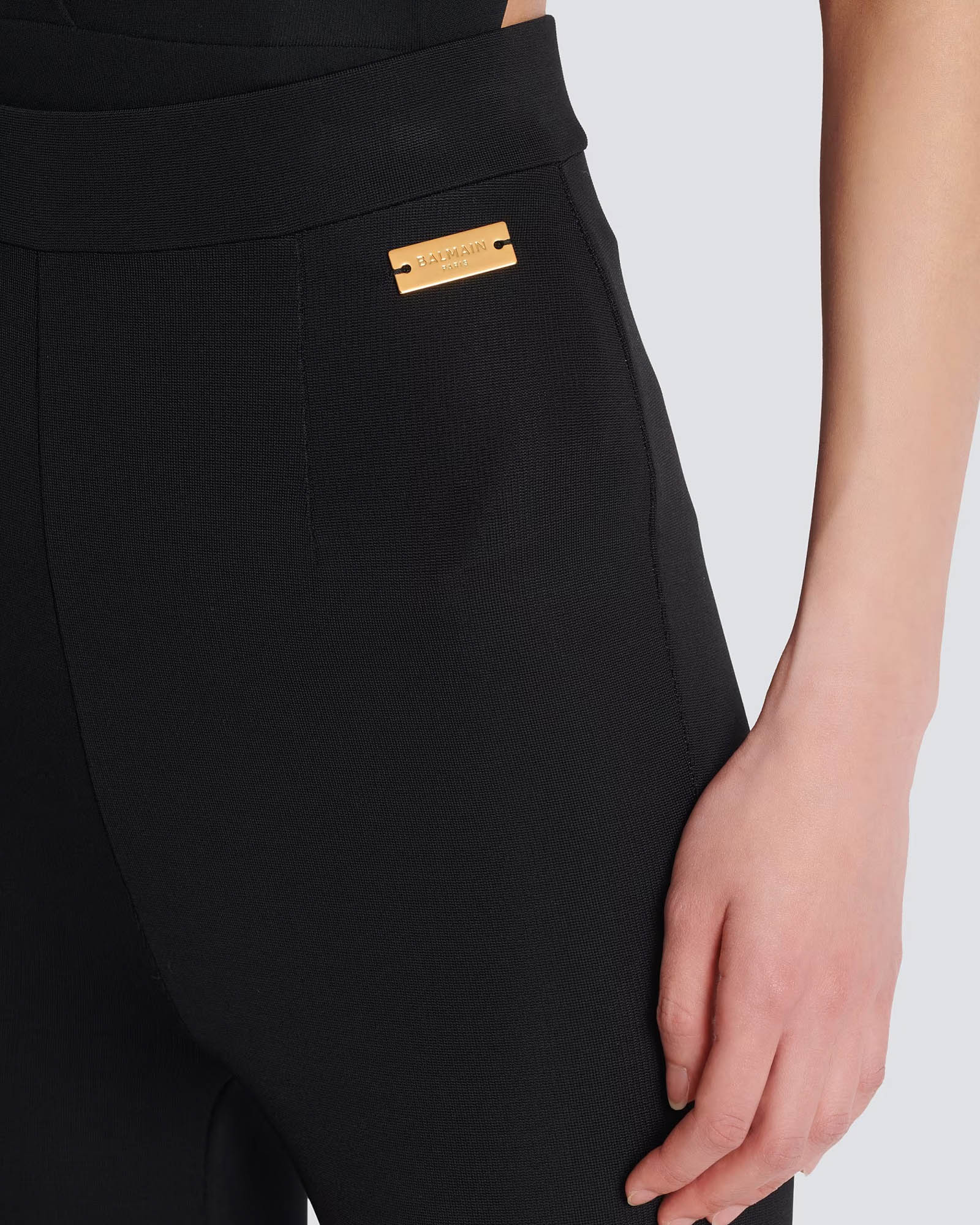 Zipped Jersey Leggings