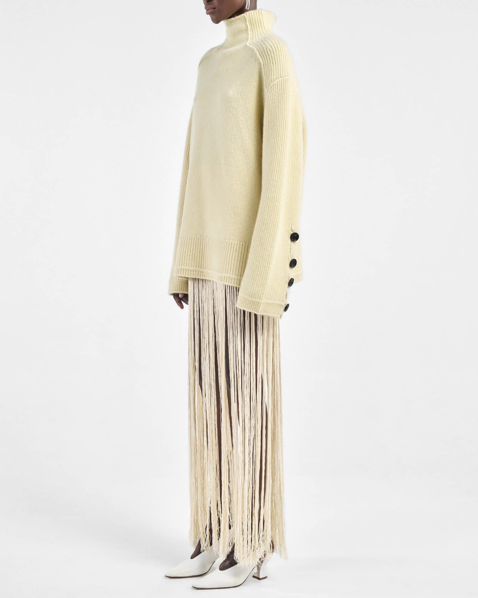 Button Mock Sweater