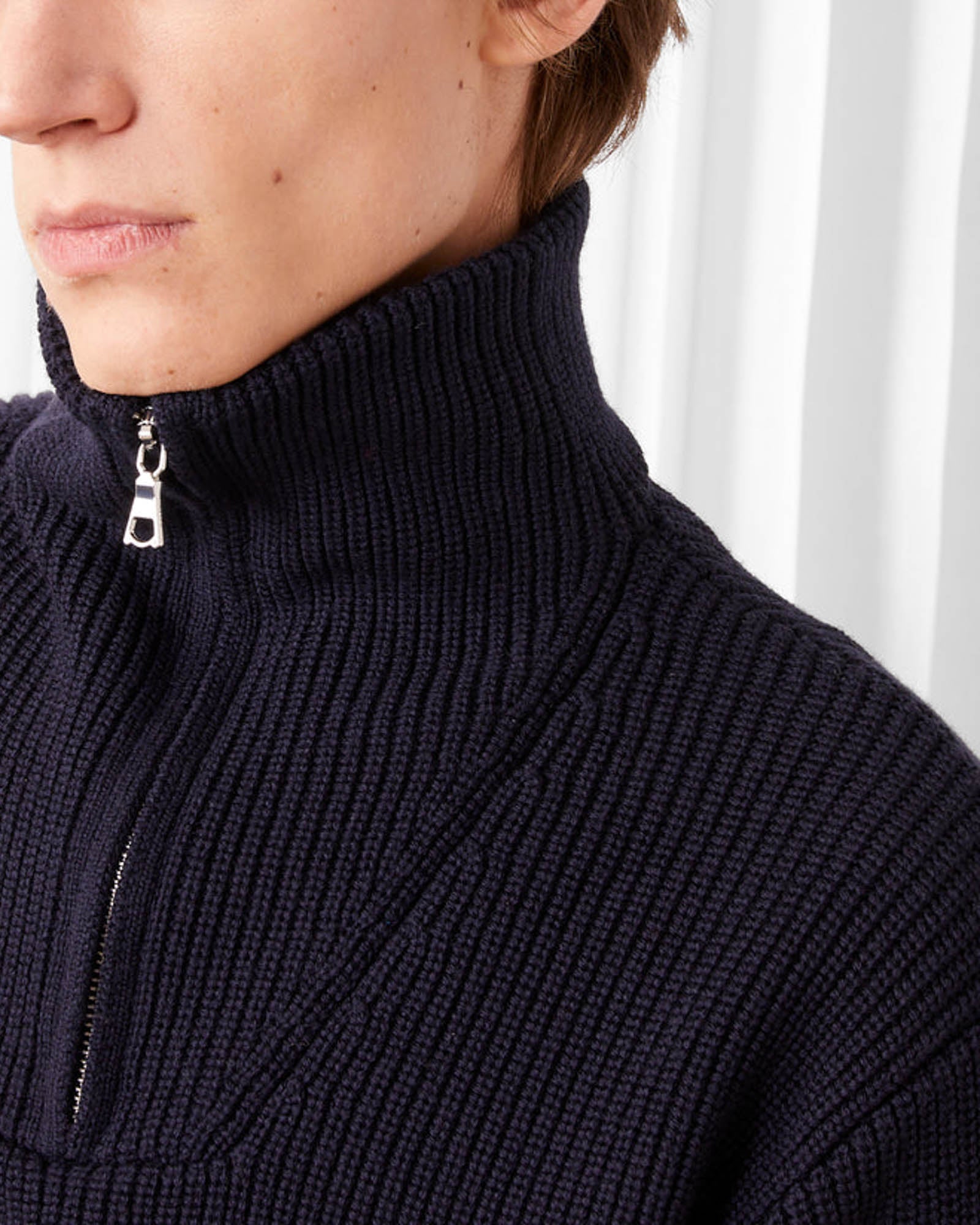 Tarek Mock Neck Sweater