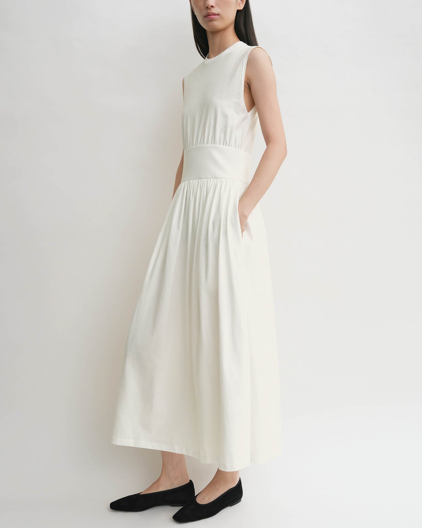 Sleeveless Cotton Dress
