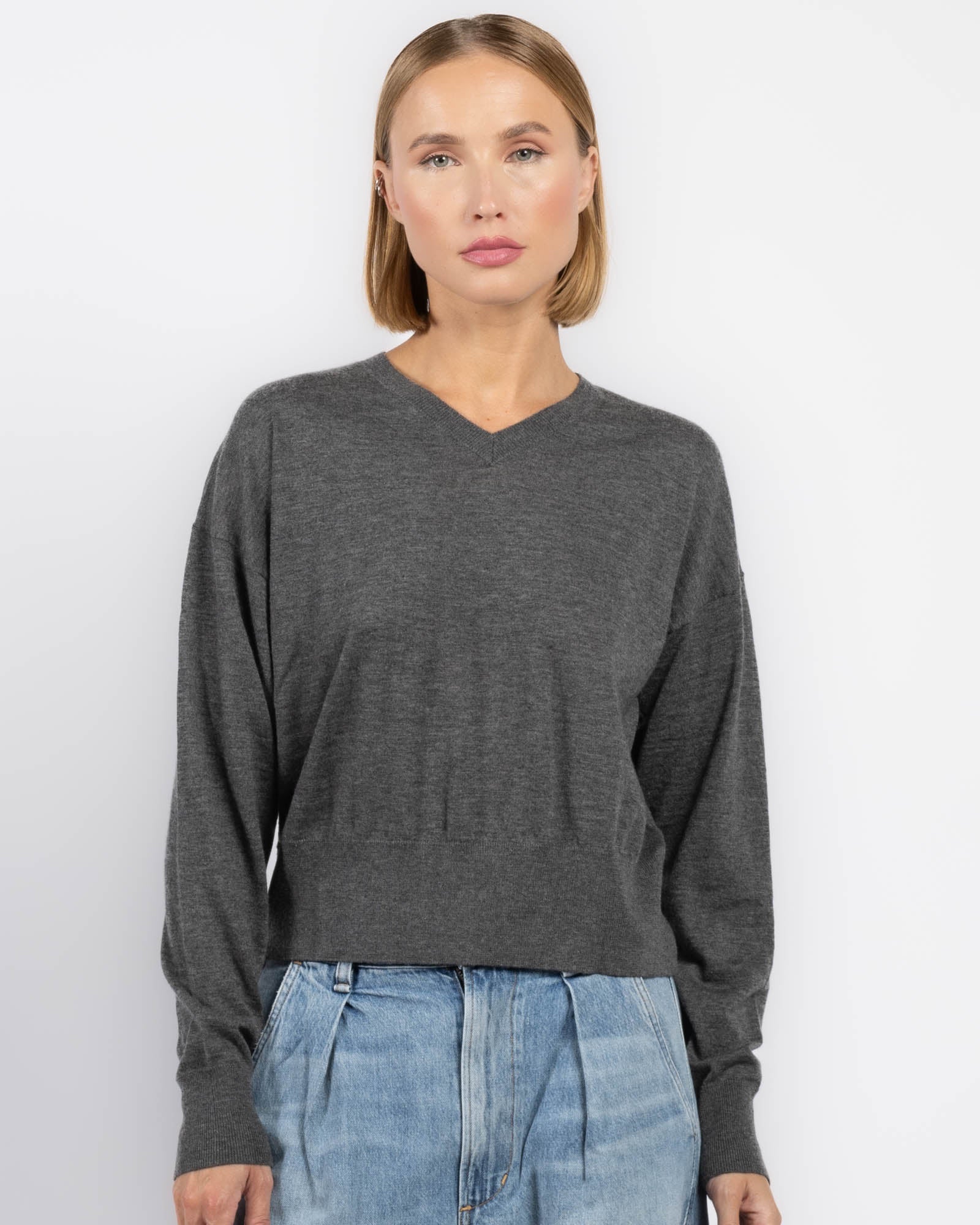 High V-Neck Sweater